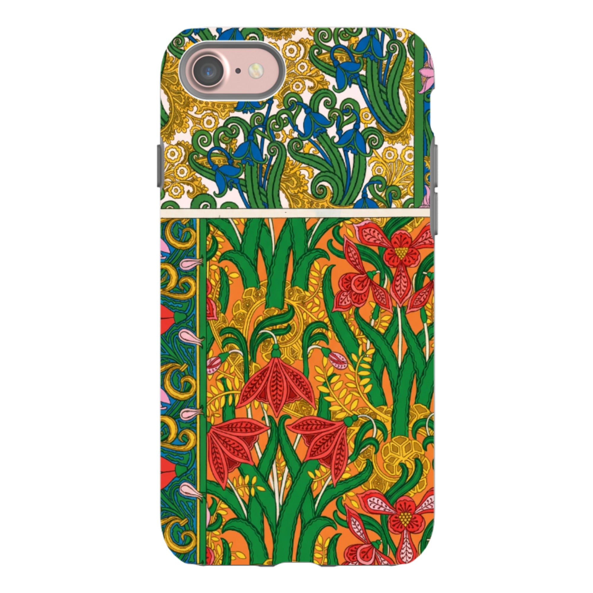 iPhone Tough Case - Vintage Art Nouveau Lily
