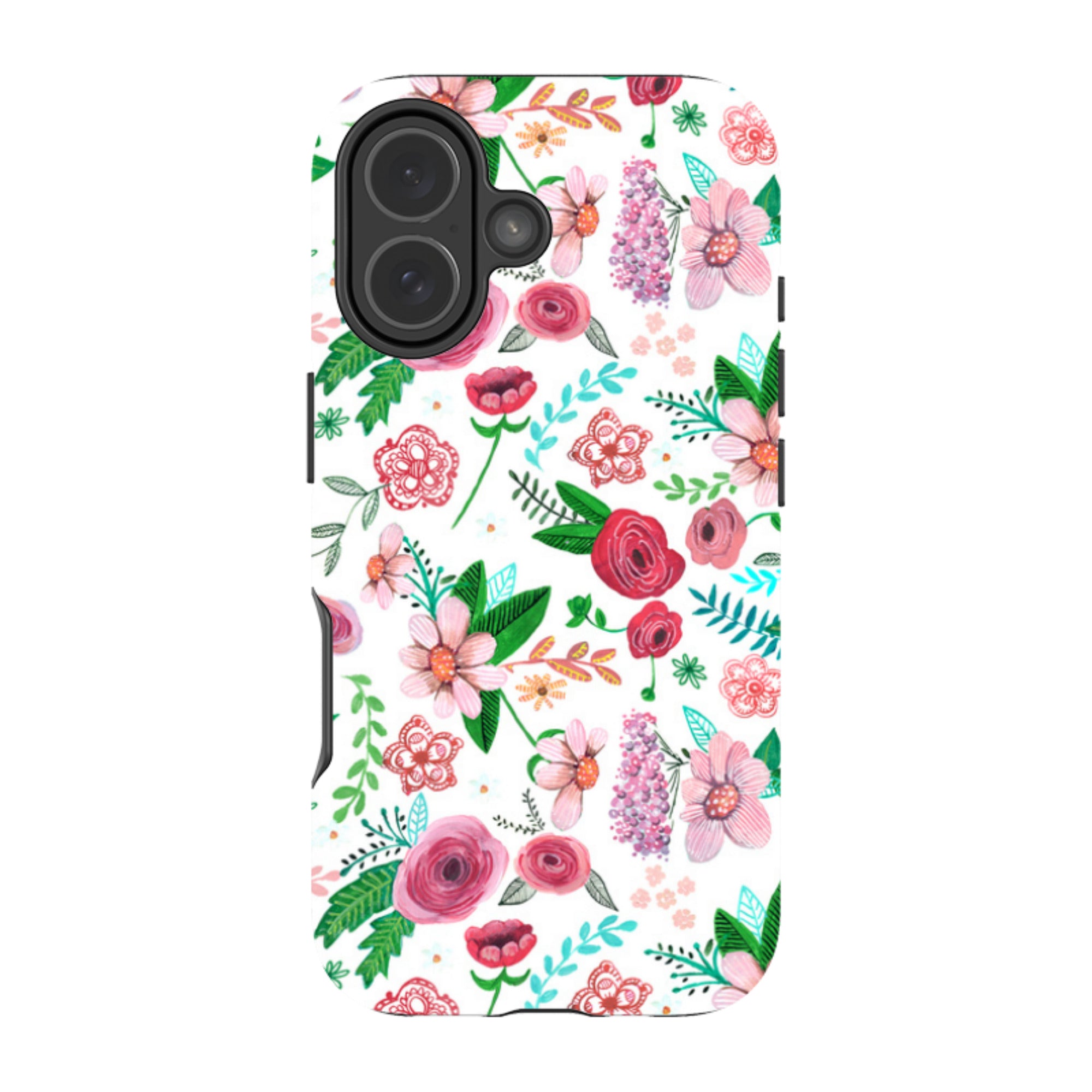 iPhone Tough Case - White Floral By Caroline Bonne Muller