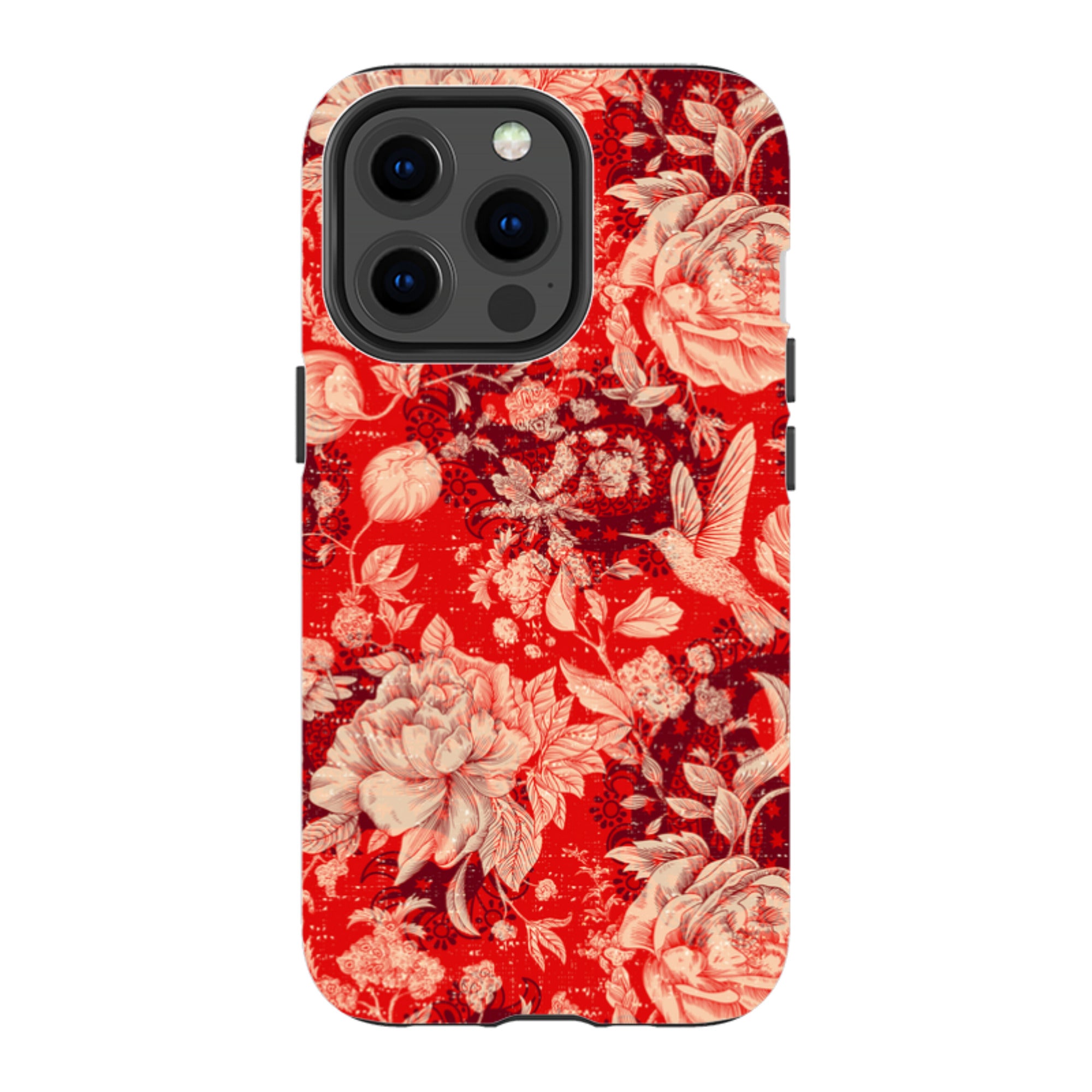 iPhone MagSafe Tough Case -  Red Peonies