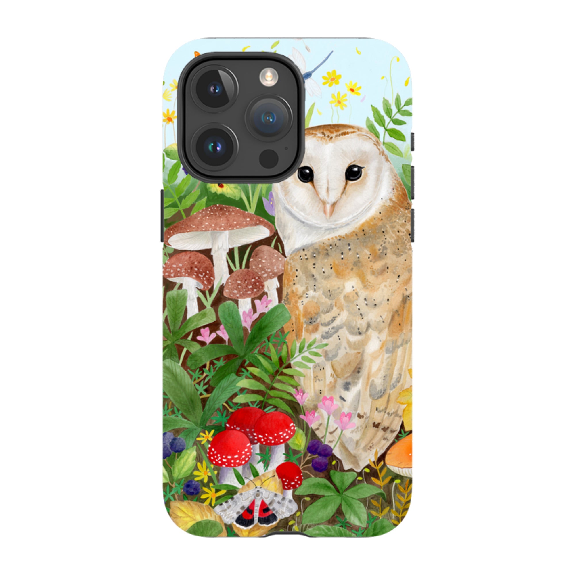 iPhone Tough Case - Owl Garden By Bex Parkin