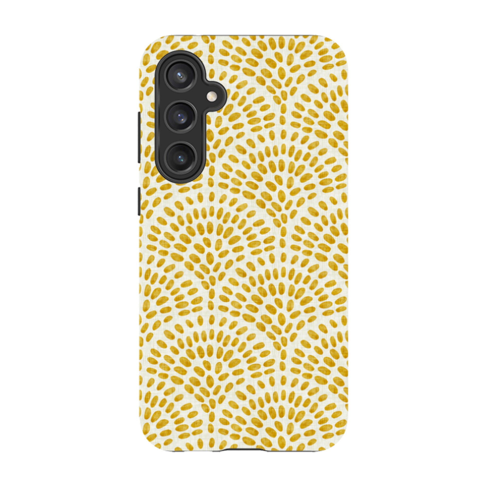 Samsung Tough  Case - Scallop - Mustard By Katherine Quinn