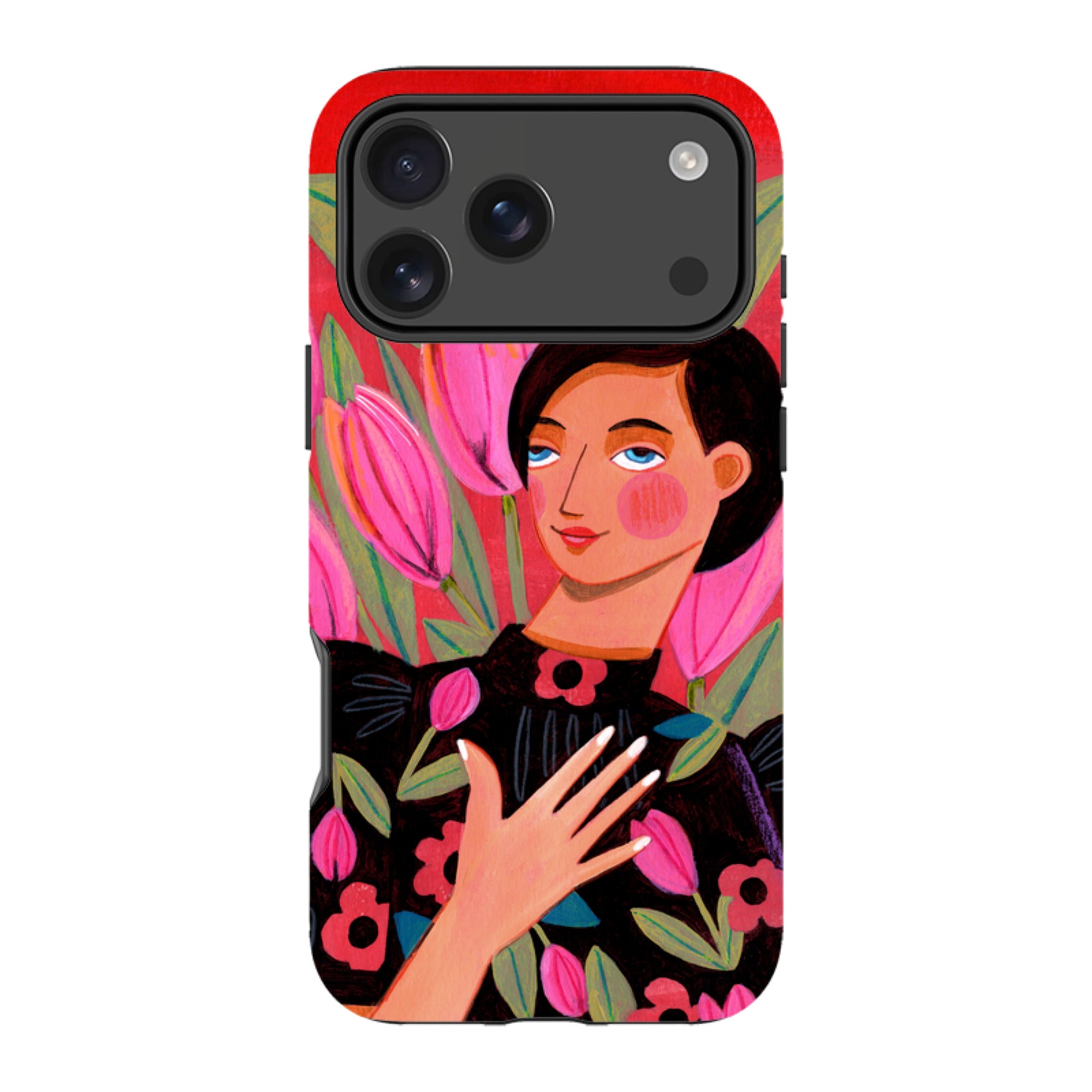 iPhone MagSafe Tough Case -  Tulip Woman By Caroline Bonne Muller