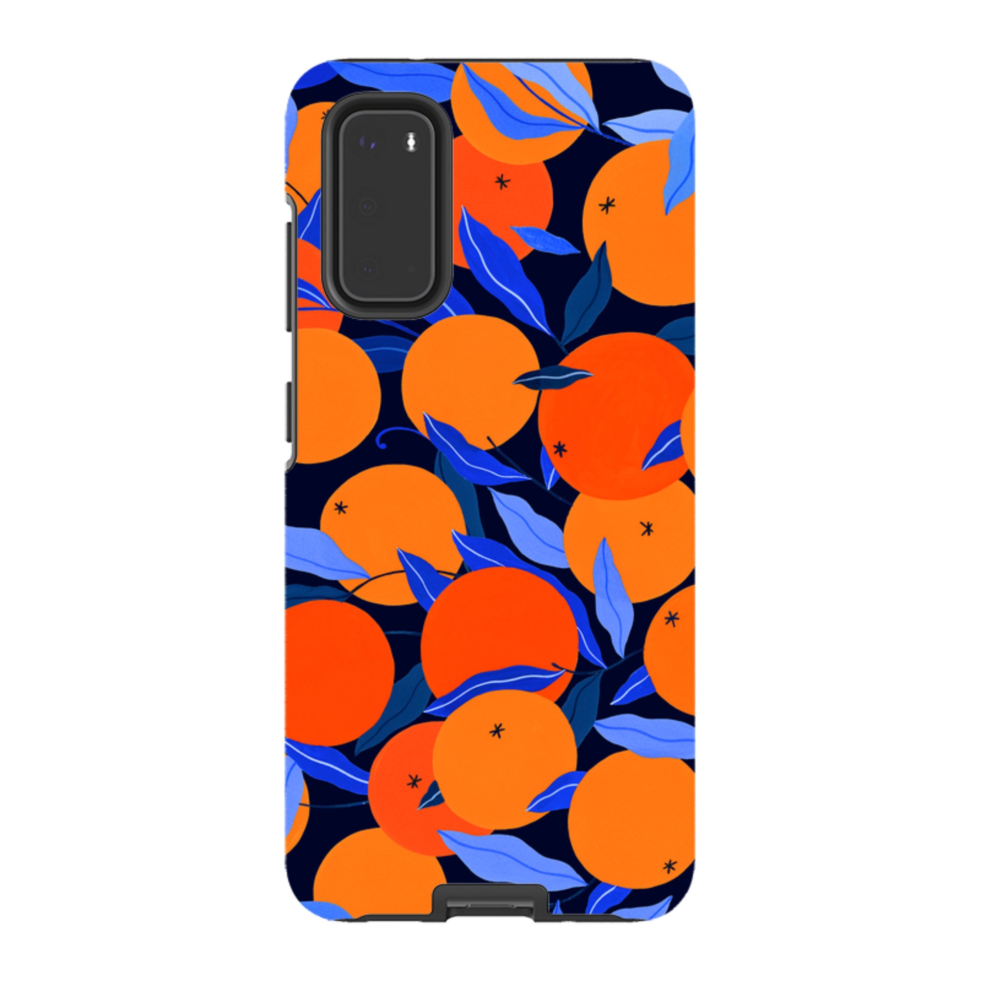 Samsung Tough Case - Arancello Navy Pattern By Madalina Andronic