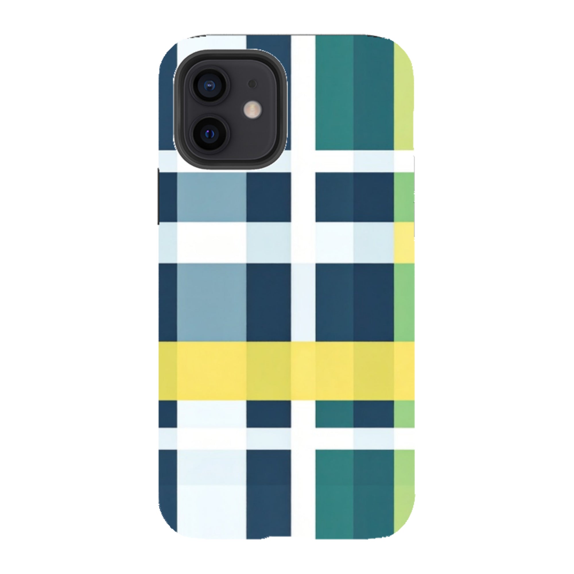 iPhone Tough Case - Forest Gingham