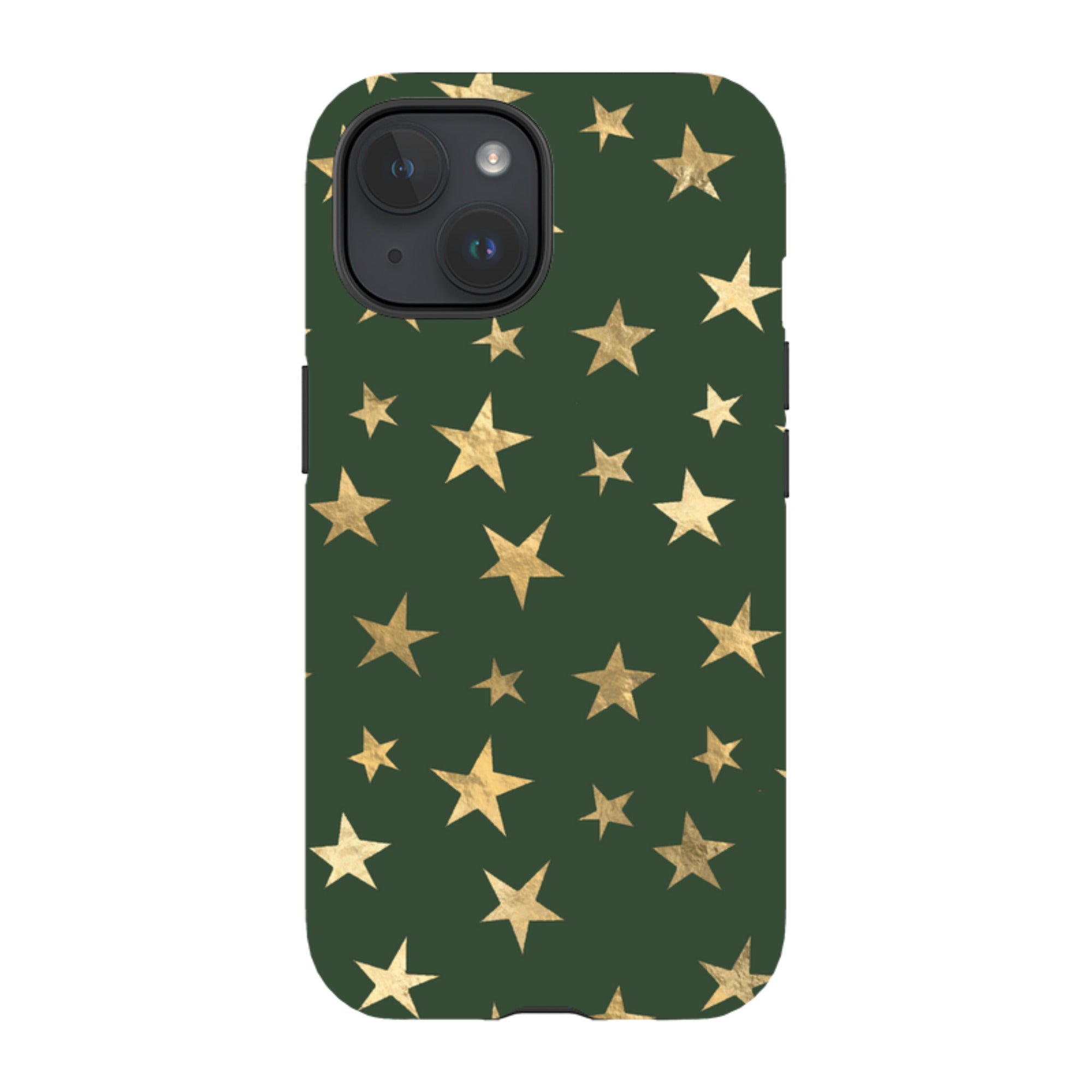 iPhone MagSafe Tough Case - Green and Gold Stars