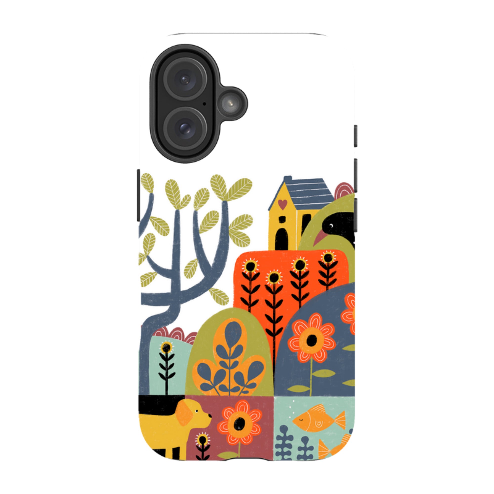 iPhone Tough Case - Folkscape By Suzy Taylor