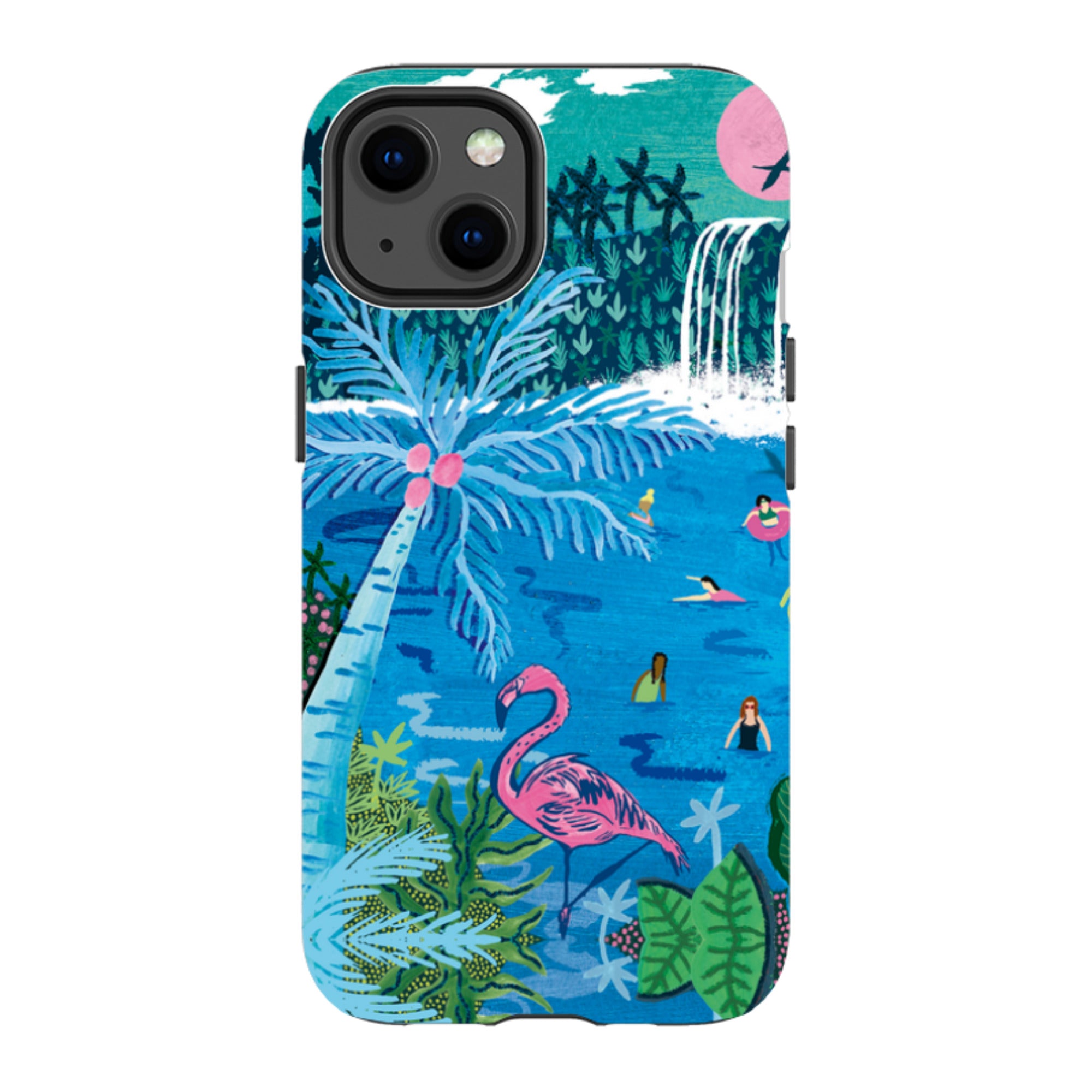 iPhone Tough Case - Palm Pool III By Emma Frances Grant