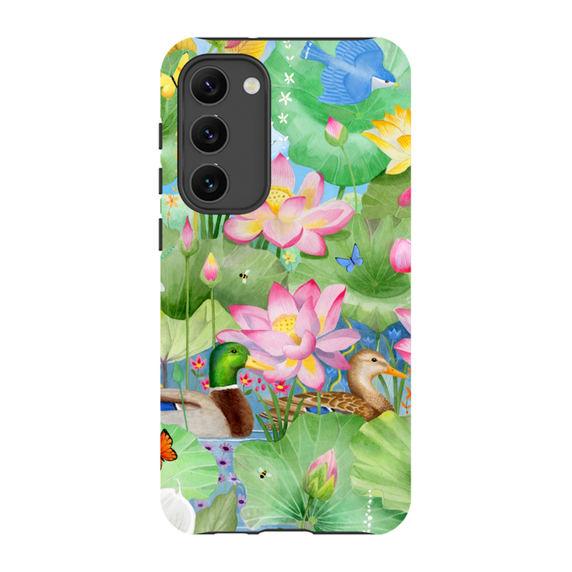 Samsung Tough Case - Waterlily Pond By Bex Parkin