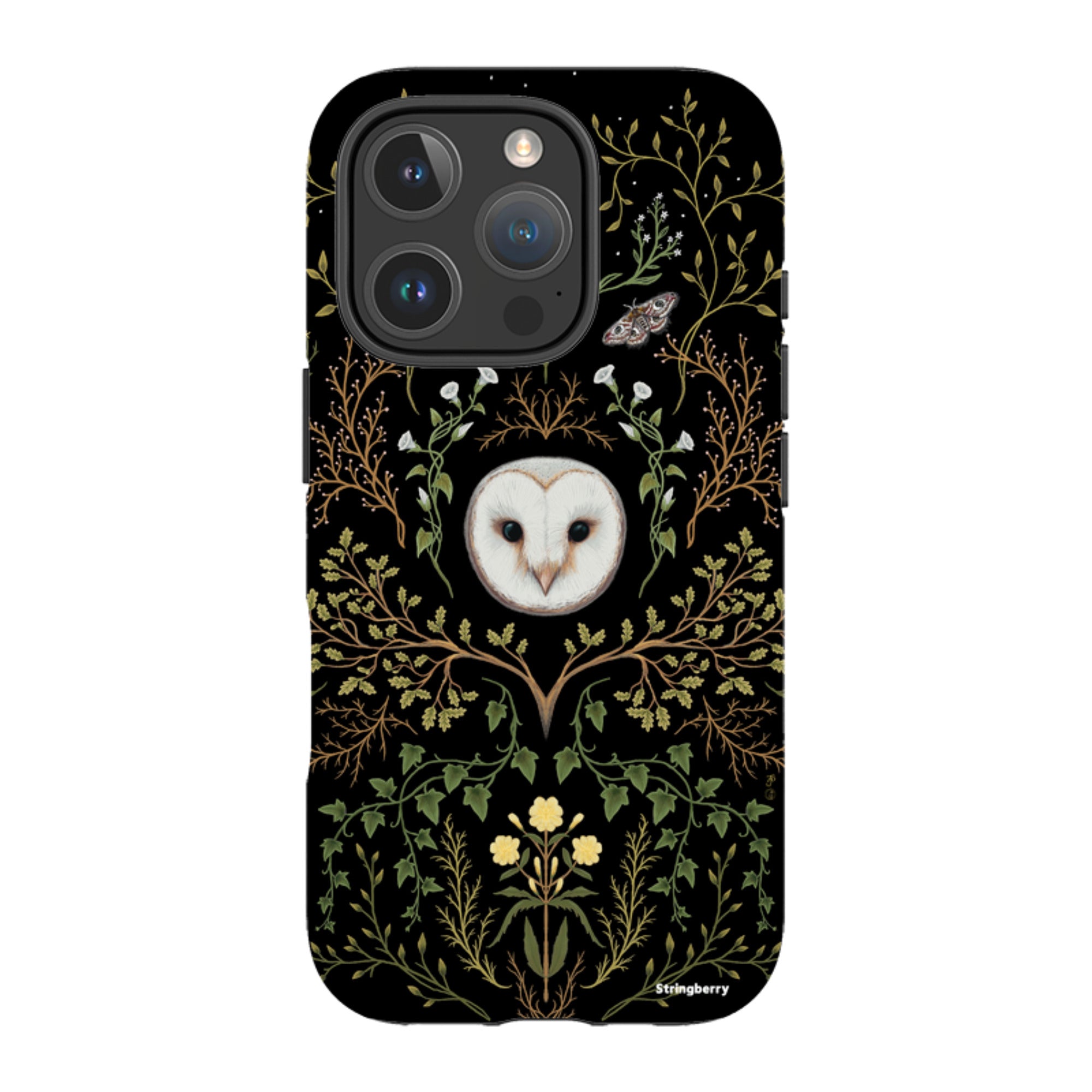iPhone Tough Case - Owl Pattern By Anna Stead