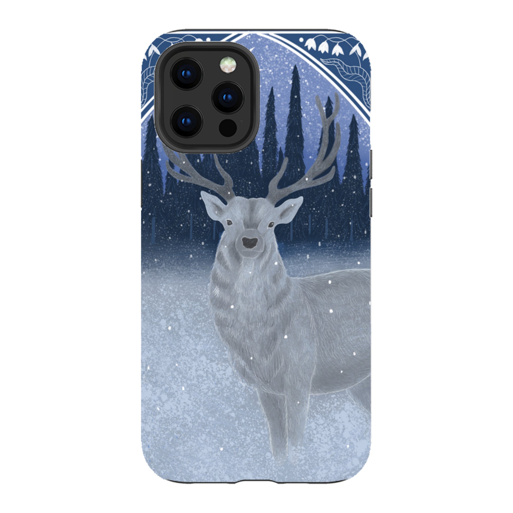 iPhone Tough Case - Winter Stag By Bex Parkin