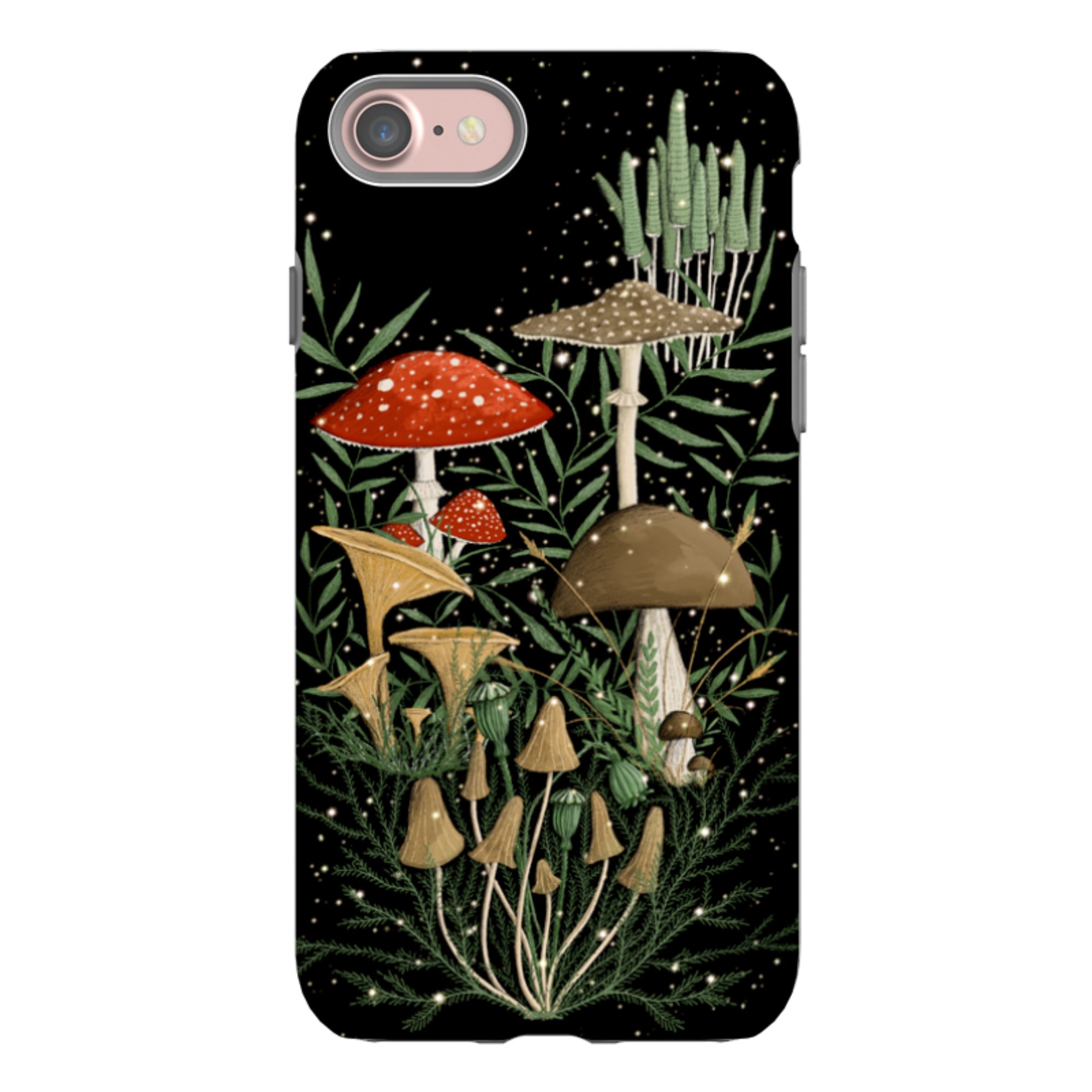 iPhone Tough Case - Mushroom Magic By Maja Lindberg