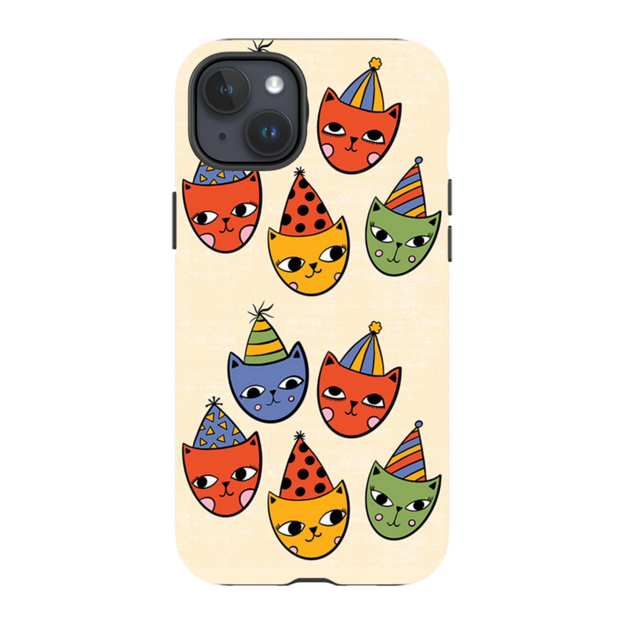 iPhone Tough Case - Happy Cats By Suzy Taylor