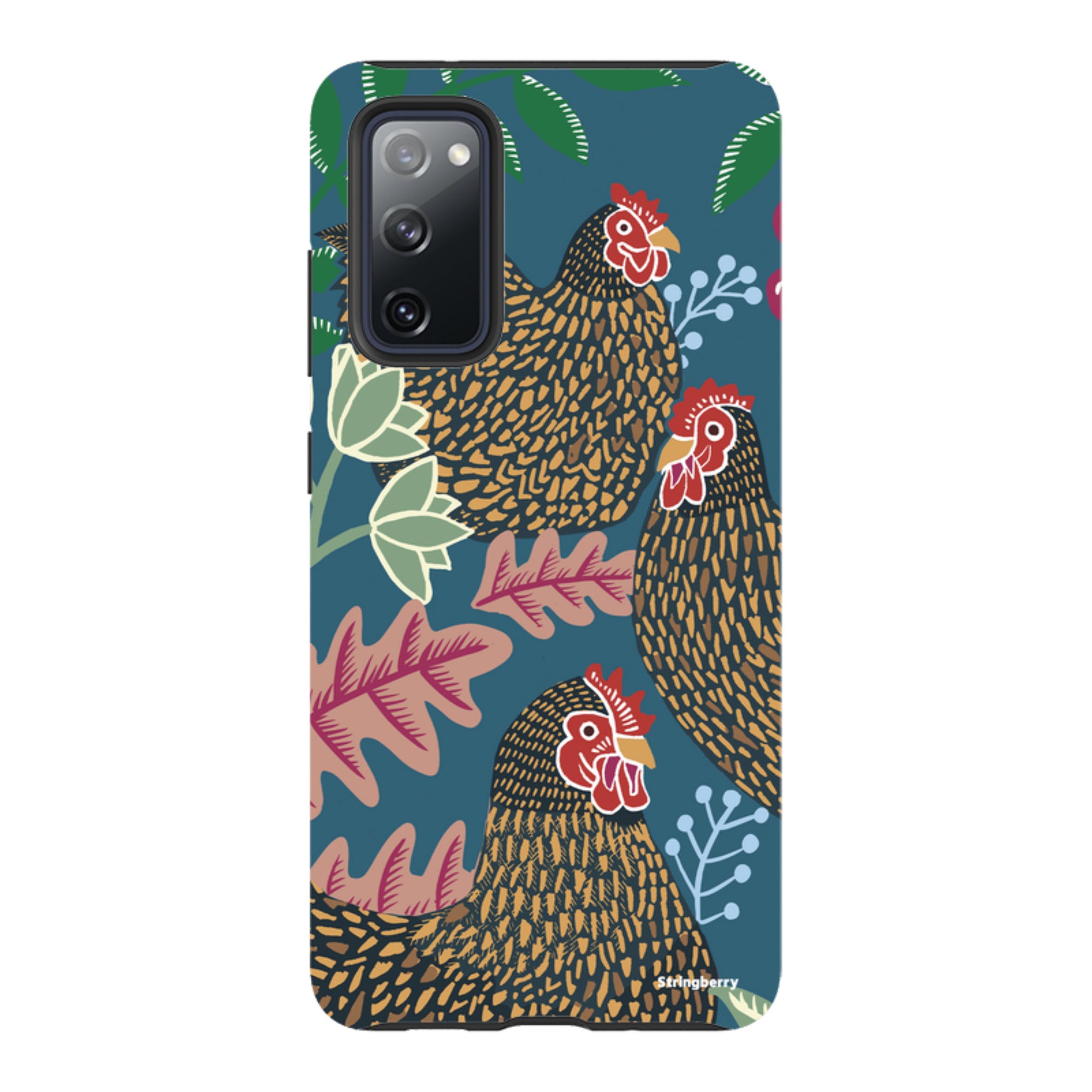 Samsung Tough Case - Three French Hens By Kate Heiss