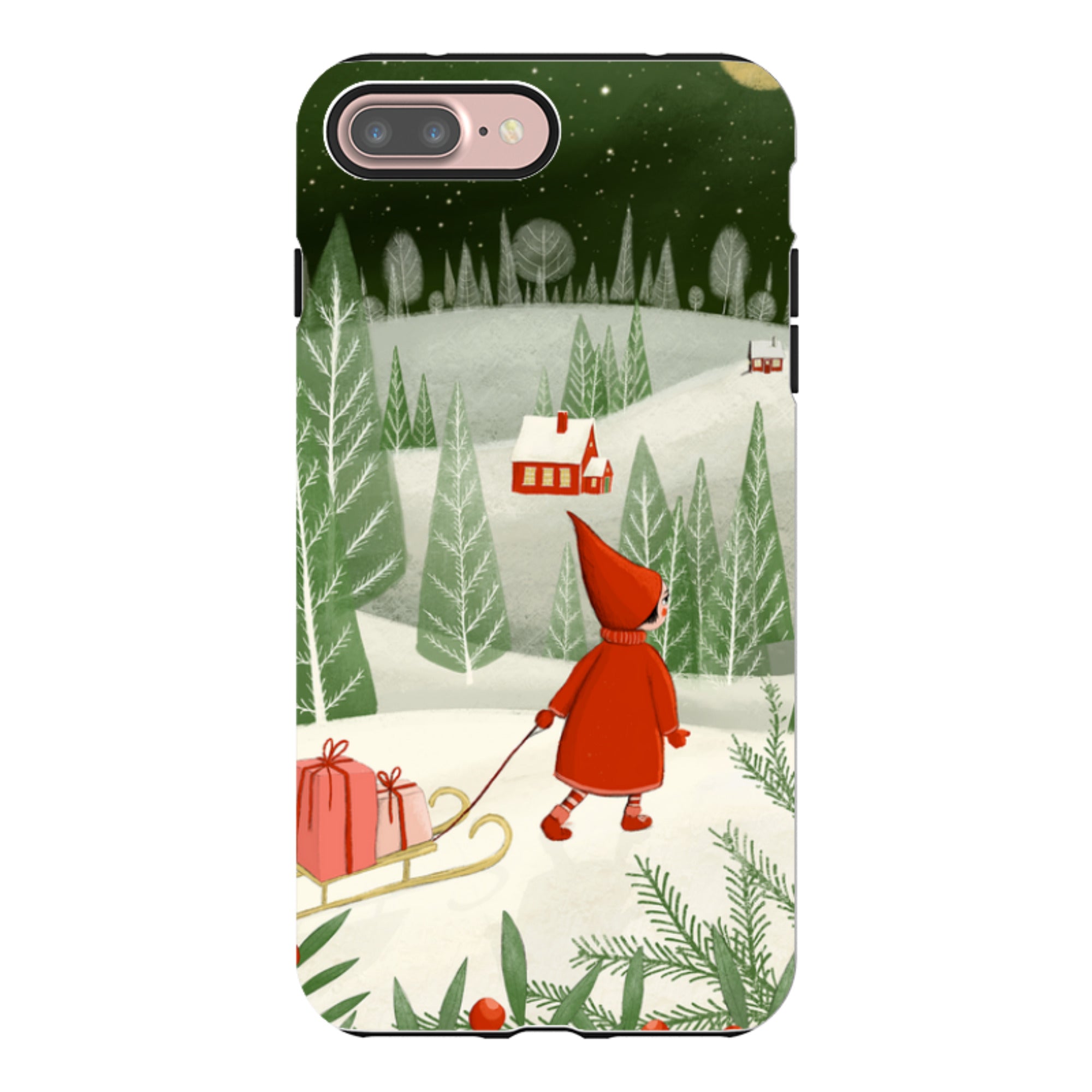 iPhone Tough Case - Christmas Night By Maja Lindberg