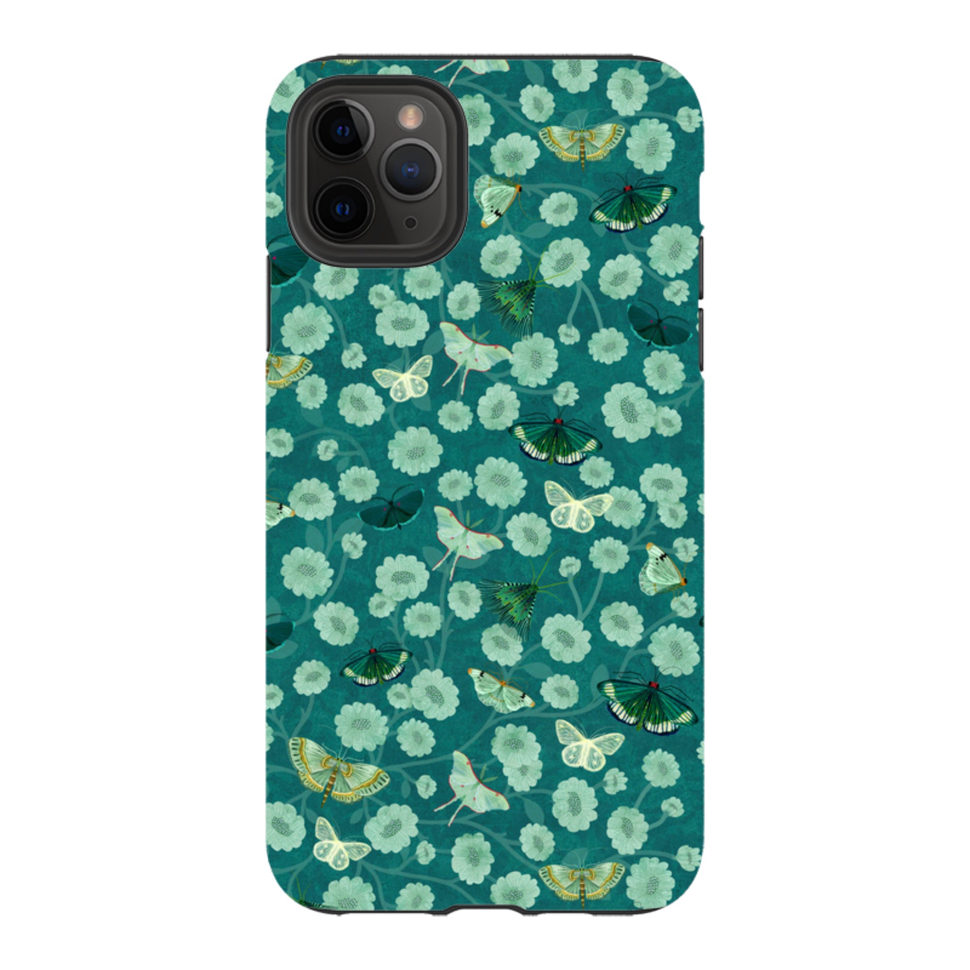 iPhone Tough Case - Small Moths 2 By Katherine Quinn