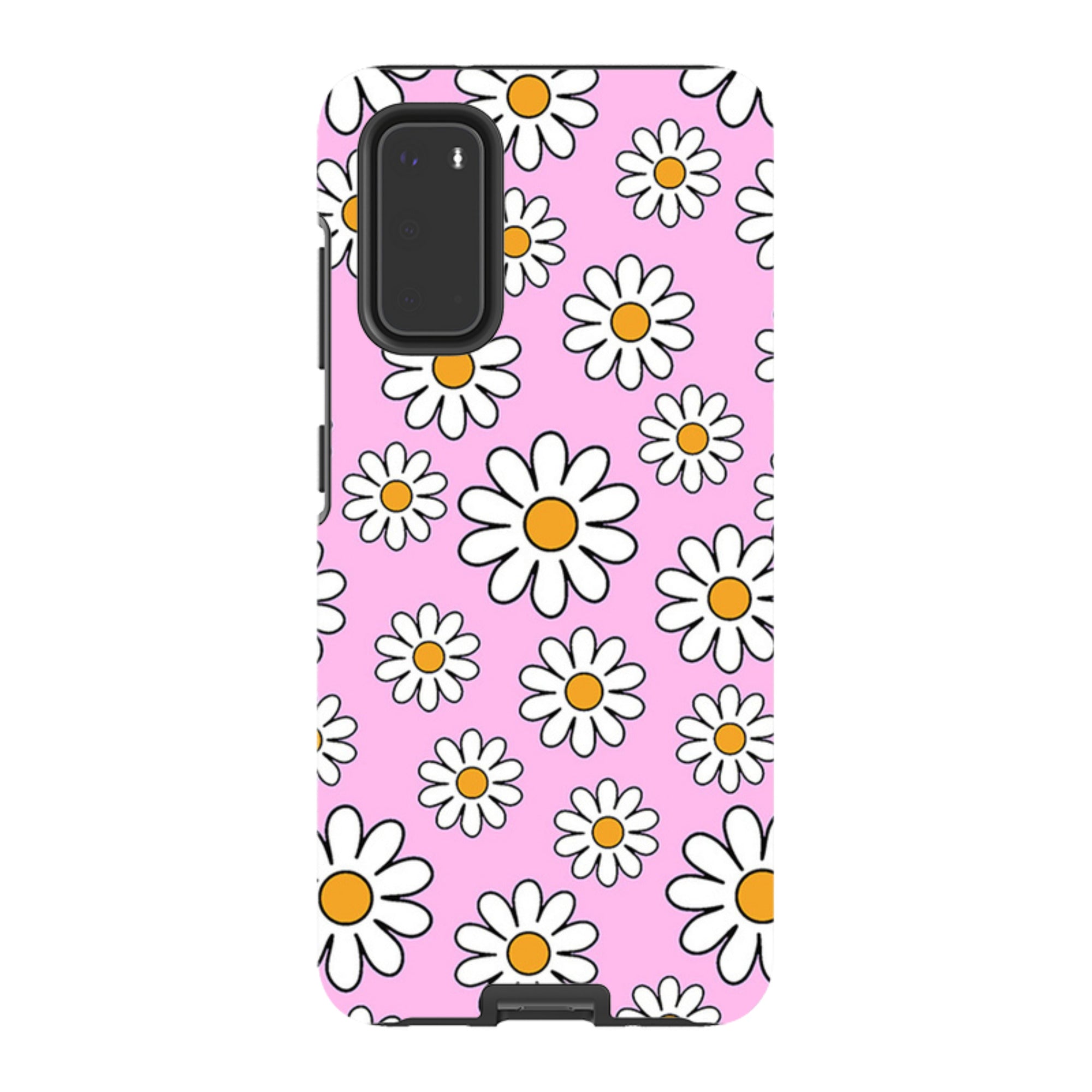Samsung Tough Case - Pink Daises