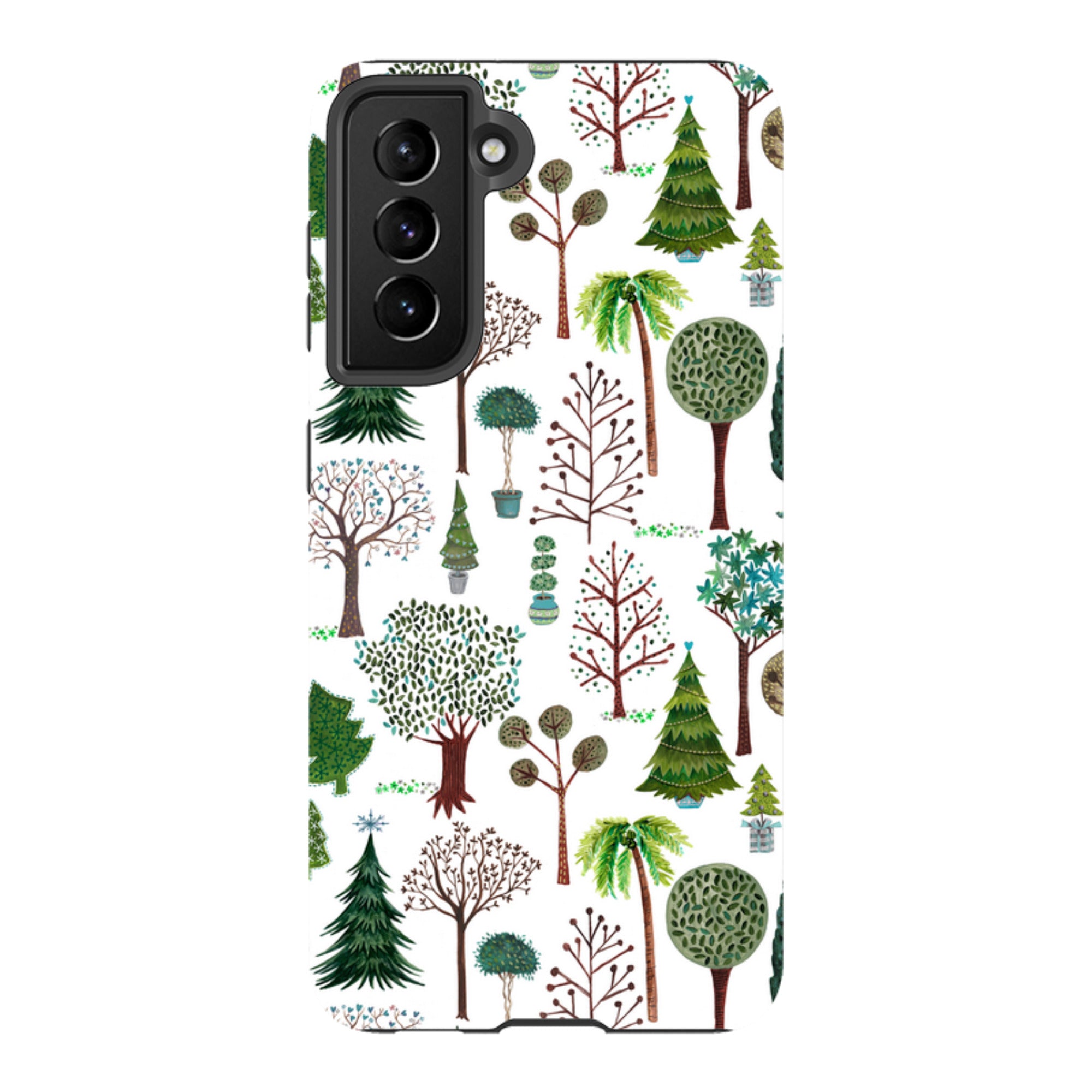 Samsung Tough Case - Xmas Trees By Caroline Bonne Muller