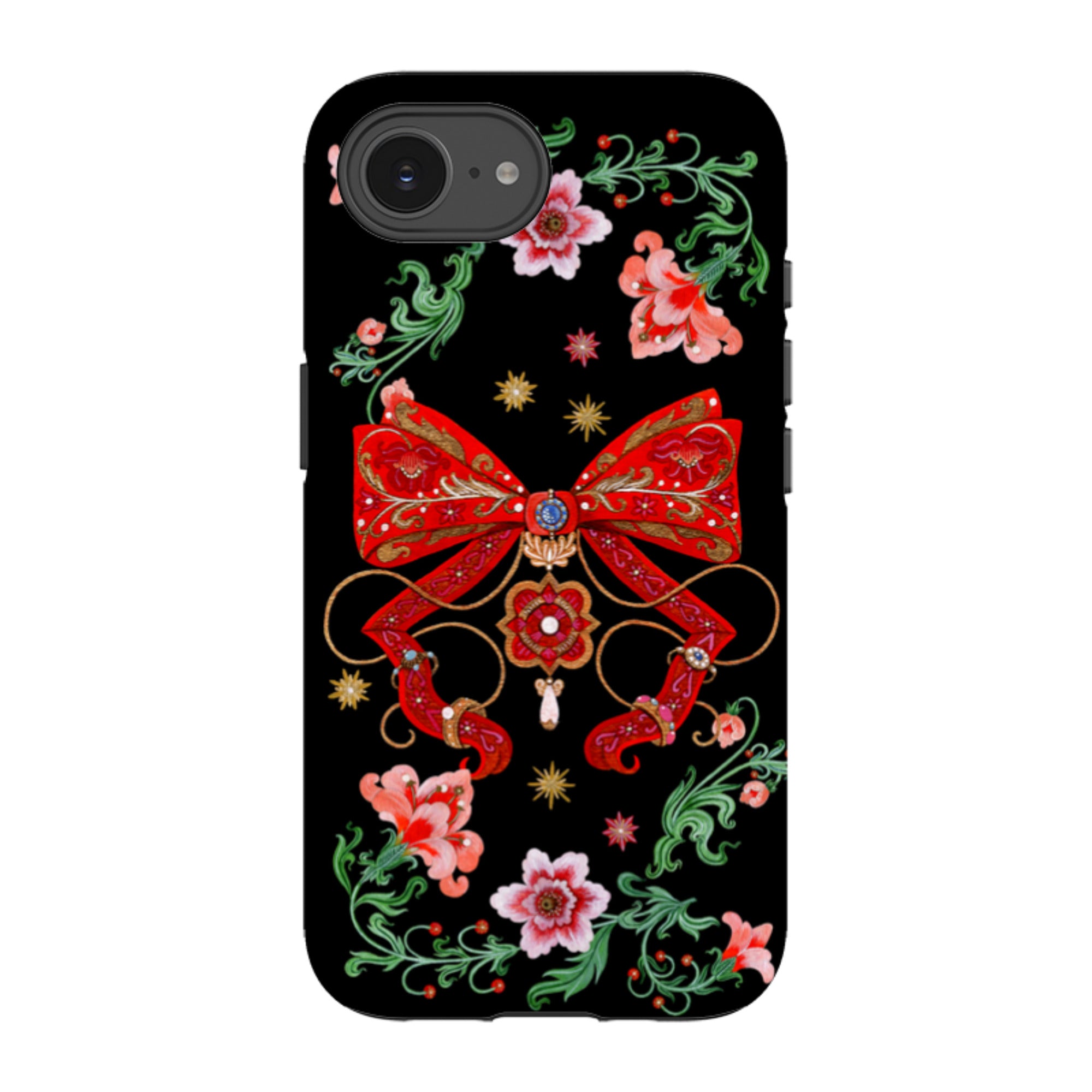iPhone Tough  Case - Five Gold Ring By Maria Matos