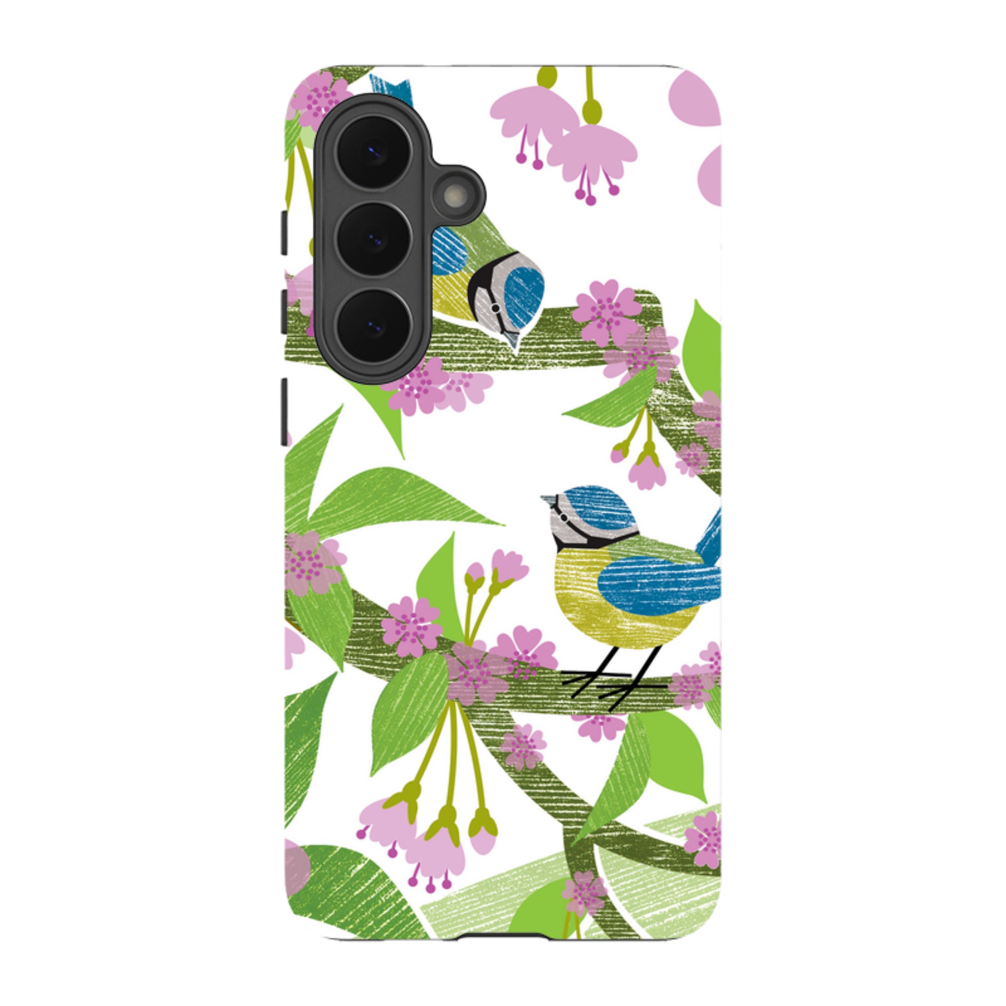 Samsung Tough Case - Blue Tits and Blossom By Liane Payne