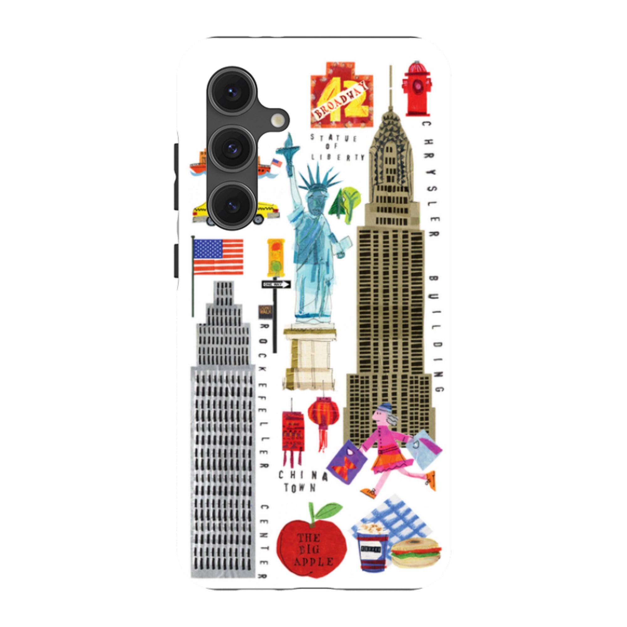 Samsung Tough Case - New York Icons By Tracey English