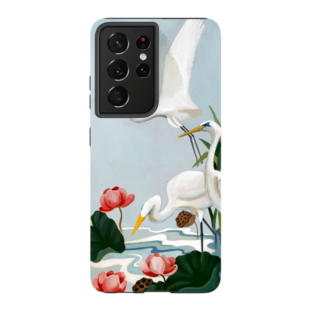 Samsung Tough Case - Egrets And Lillie's By Bex Parkin