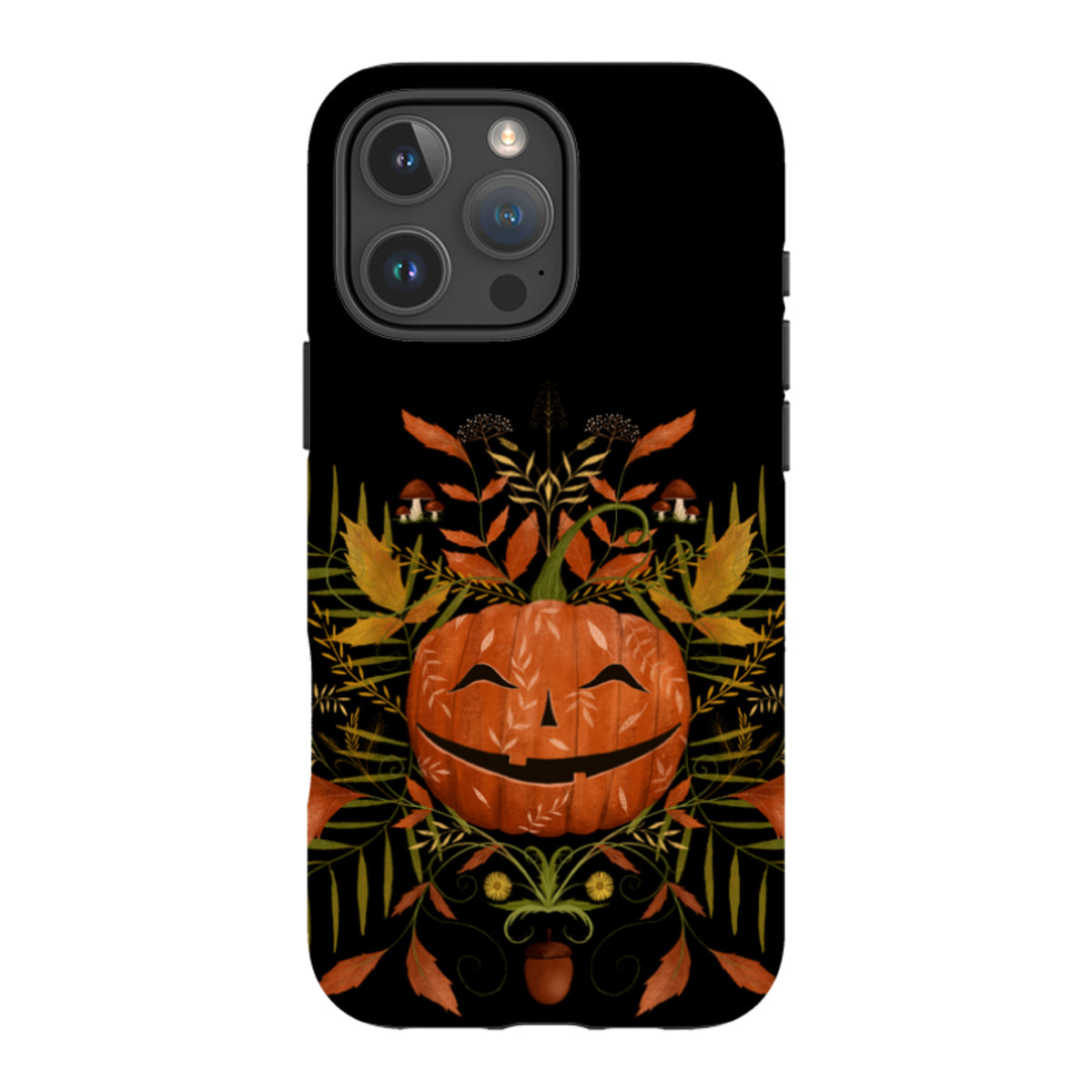 iPhone Tough Case - Happy Pumpkin By Maja Lindberg