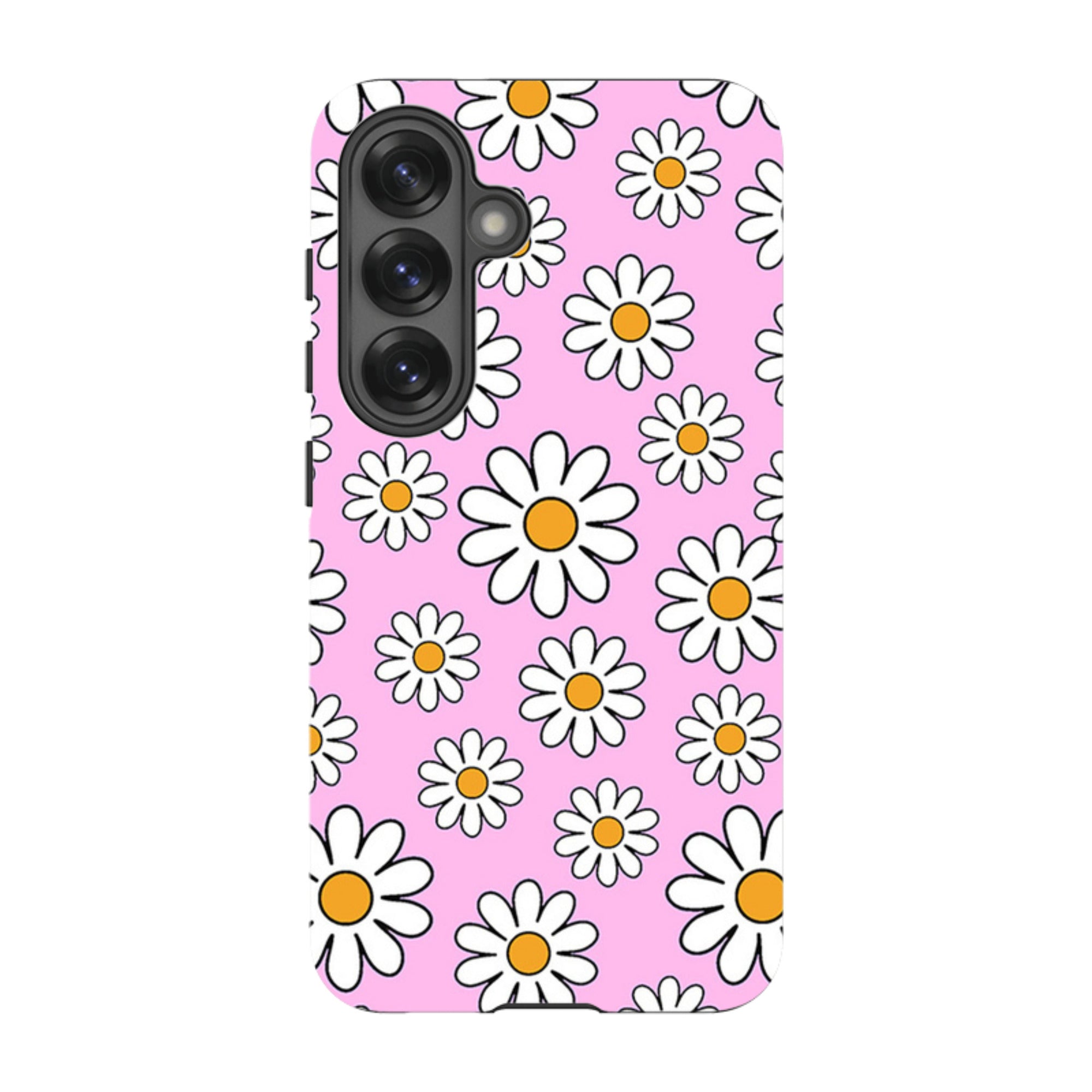 Samsung Tough Case - Pink Daises
