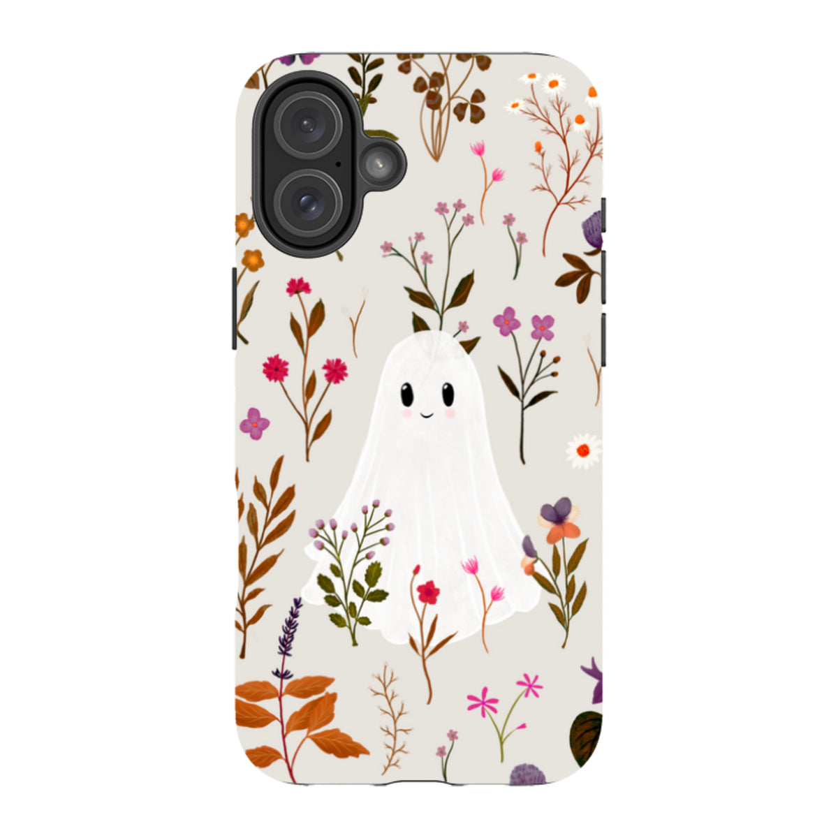 iPhone Tough Case - Ghost in the Garden - Stone Multi By Katherine Quinn