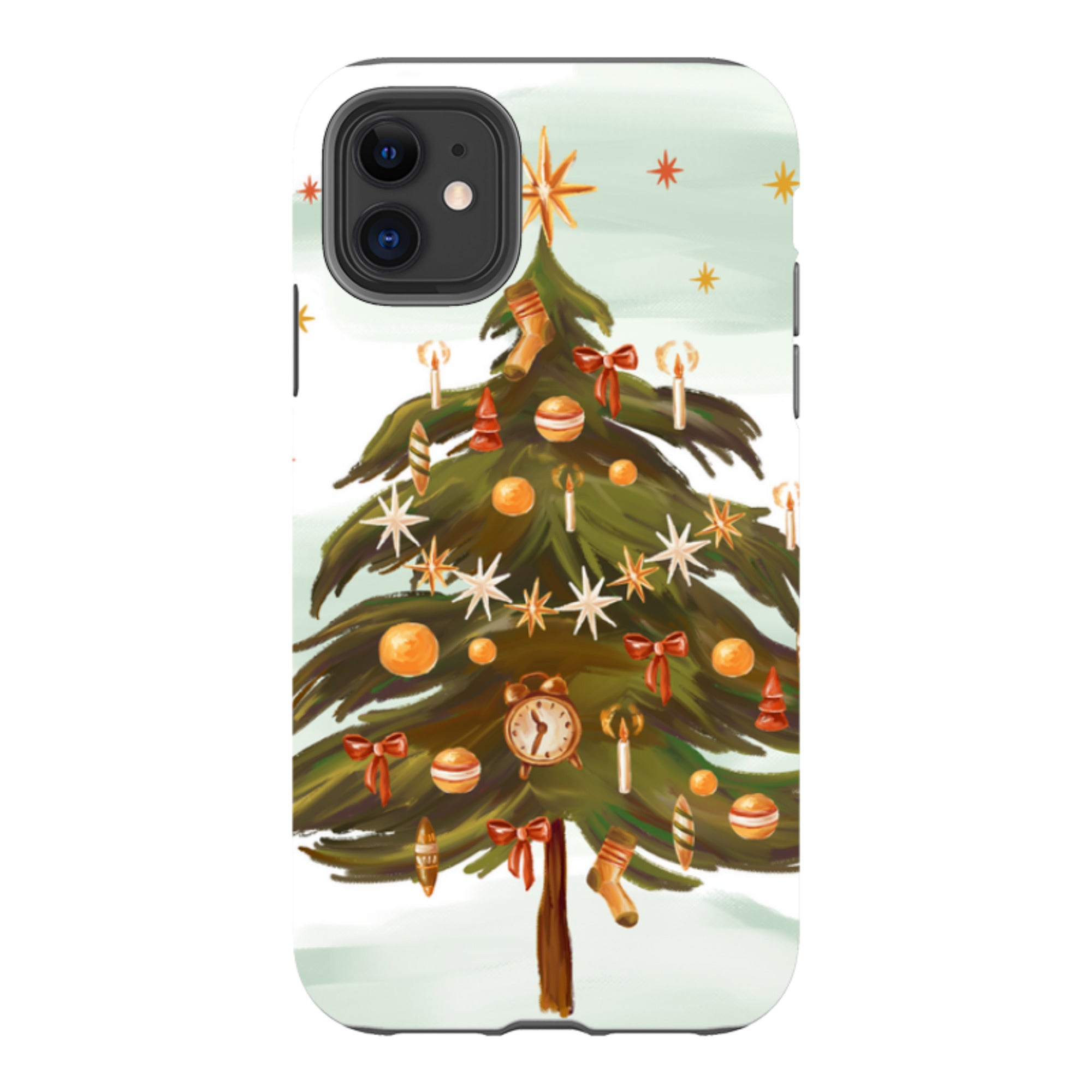 iPhone Tough Case - Outdoor Xmas Tree