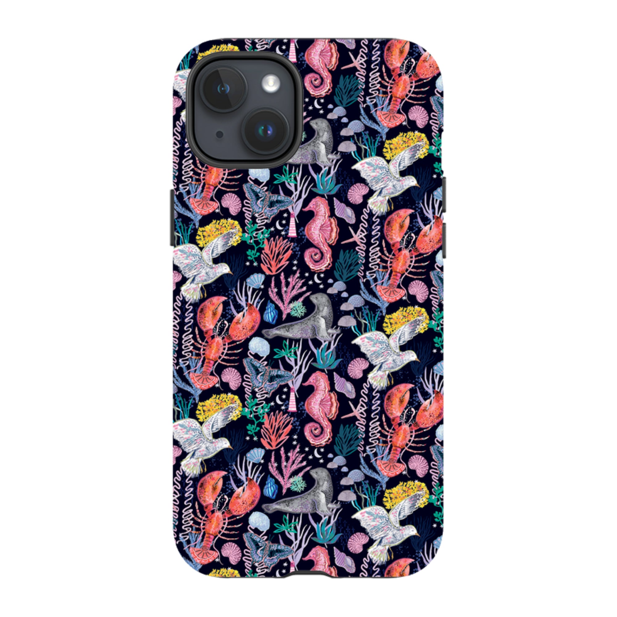 iPhone MagSafe Tough Case - Coastline Pattern A By Emma Frances Grant