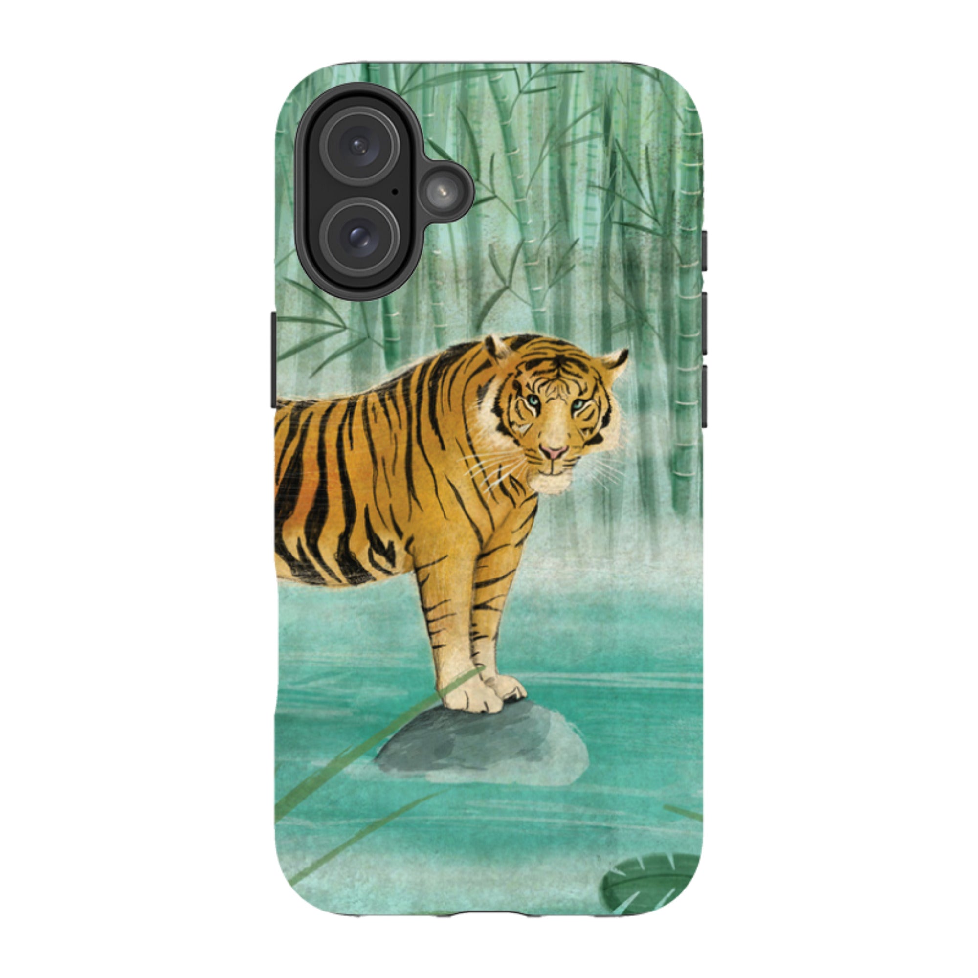 iPhone Tough Case - Tiger By Maja Lindberg