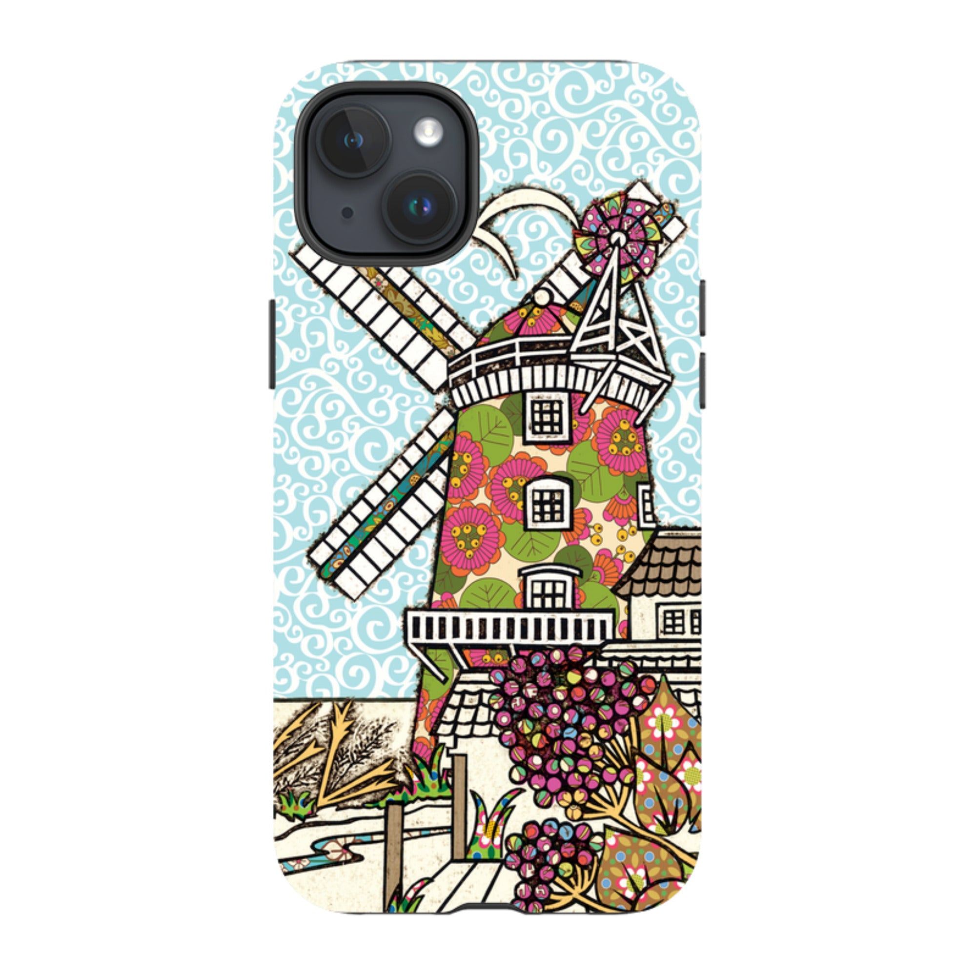 iPhone MagSafe Tough Case -  Cley Windmill By Amelia Bowman