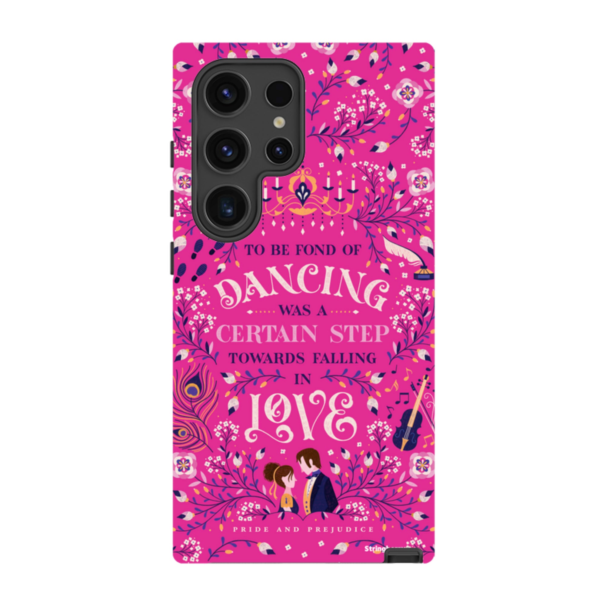 Samsung Tough Case - Pride And Prejudice Pink By Jenny Zemanek