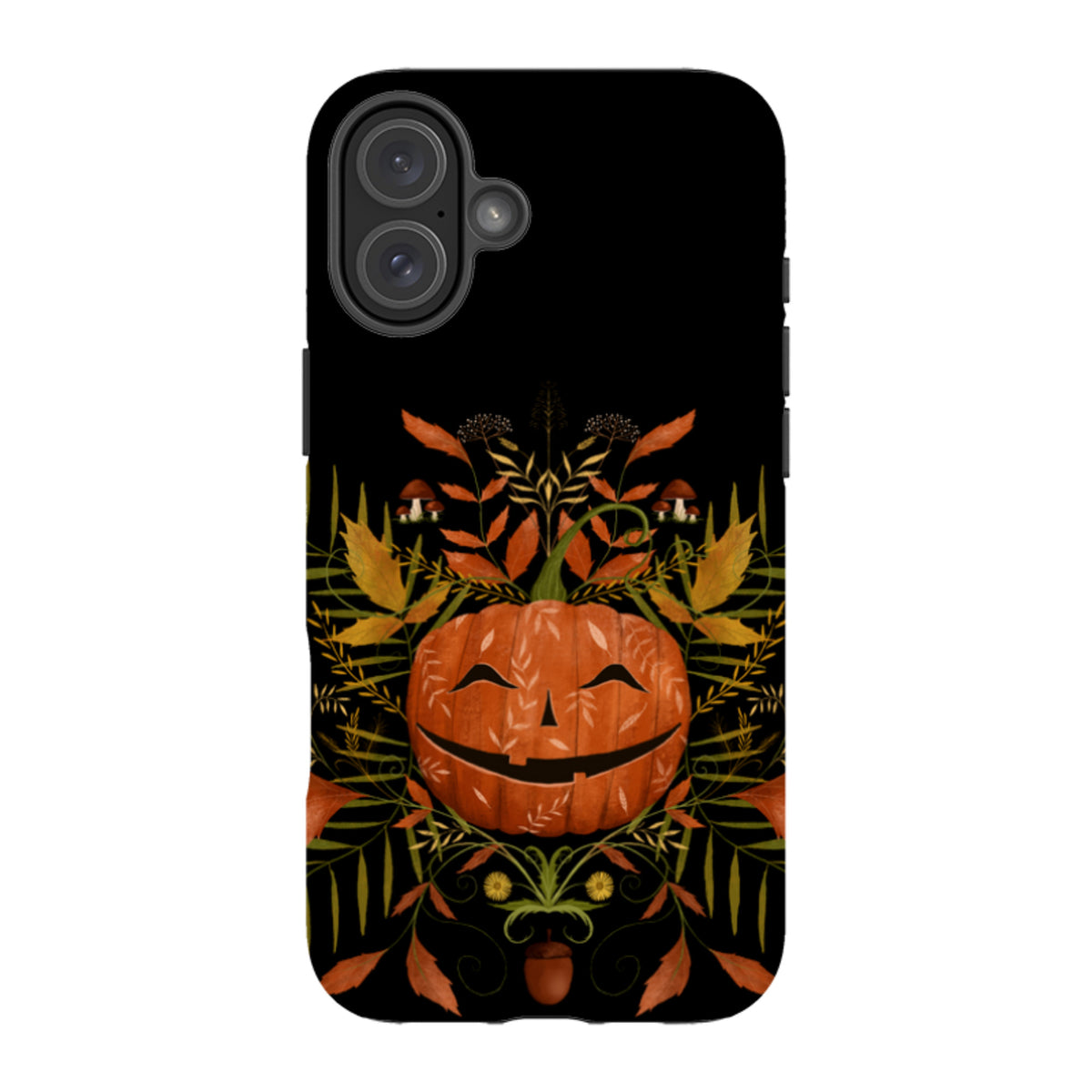 iPhone MagSafe Tough Case - Happy Pumpkin By Maja Lindberg