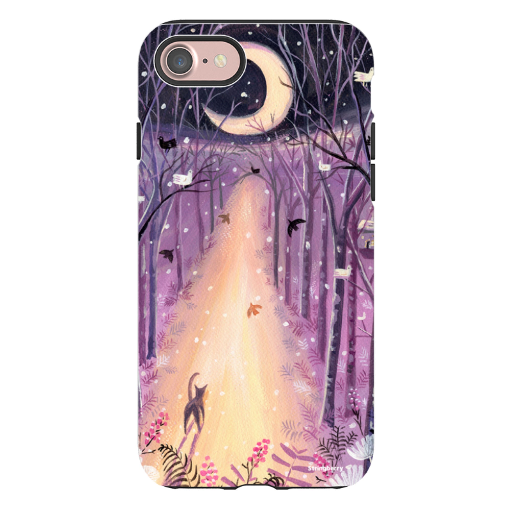 iPhone Tough Case - Forest Cat By Mary Stubberfield