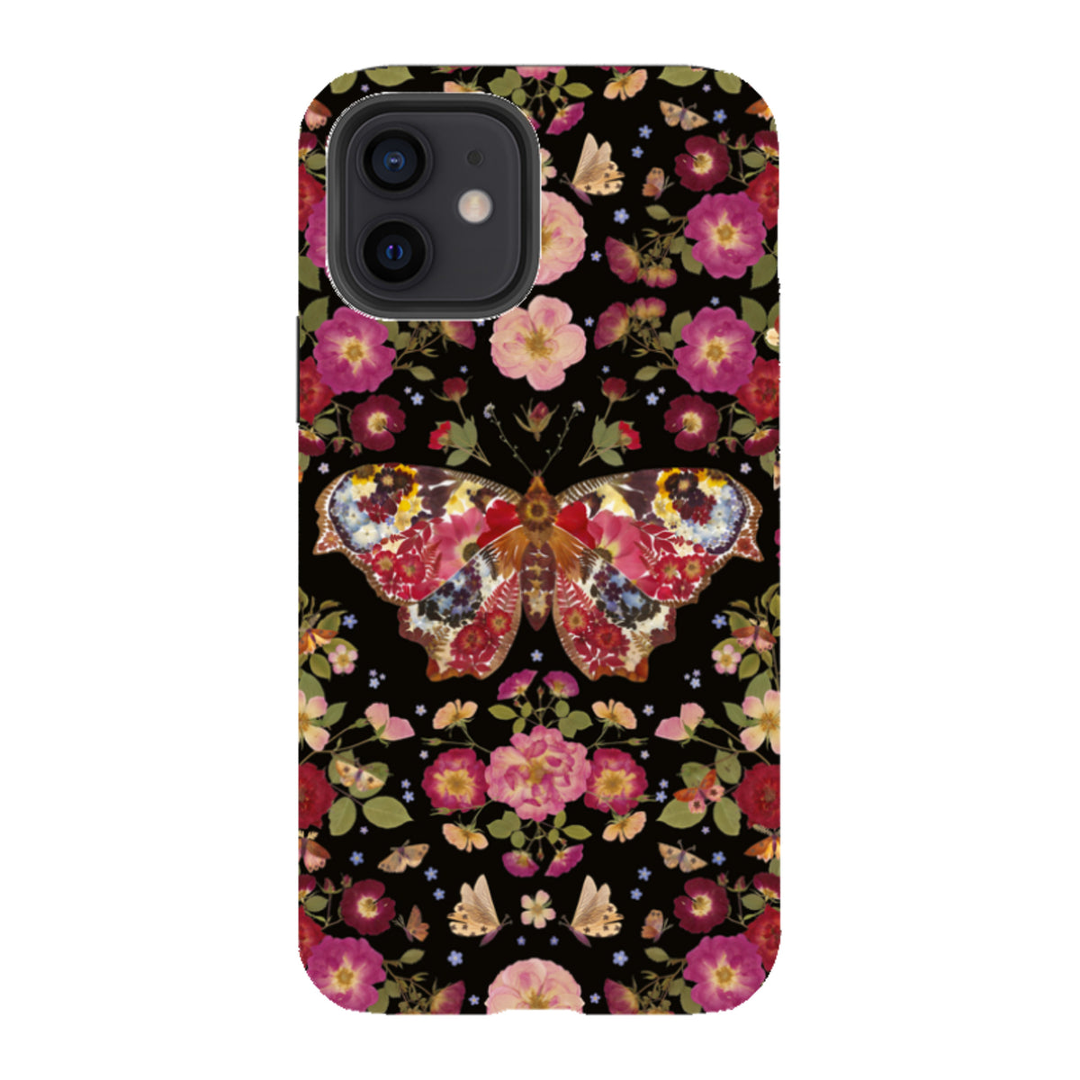 iPhone Tough Case - Midnight Butterfly By Helen Ahpornsiri