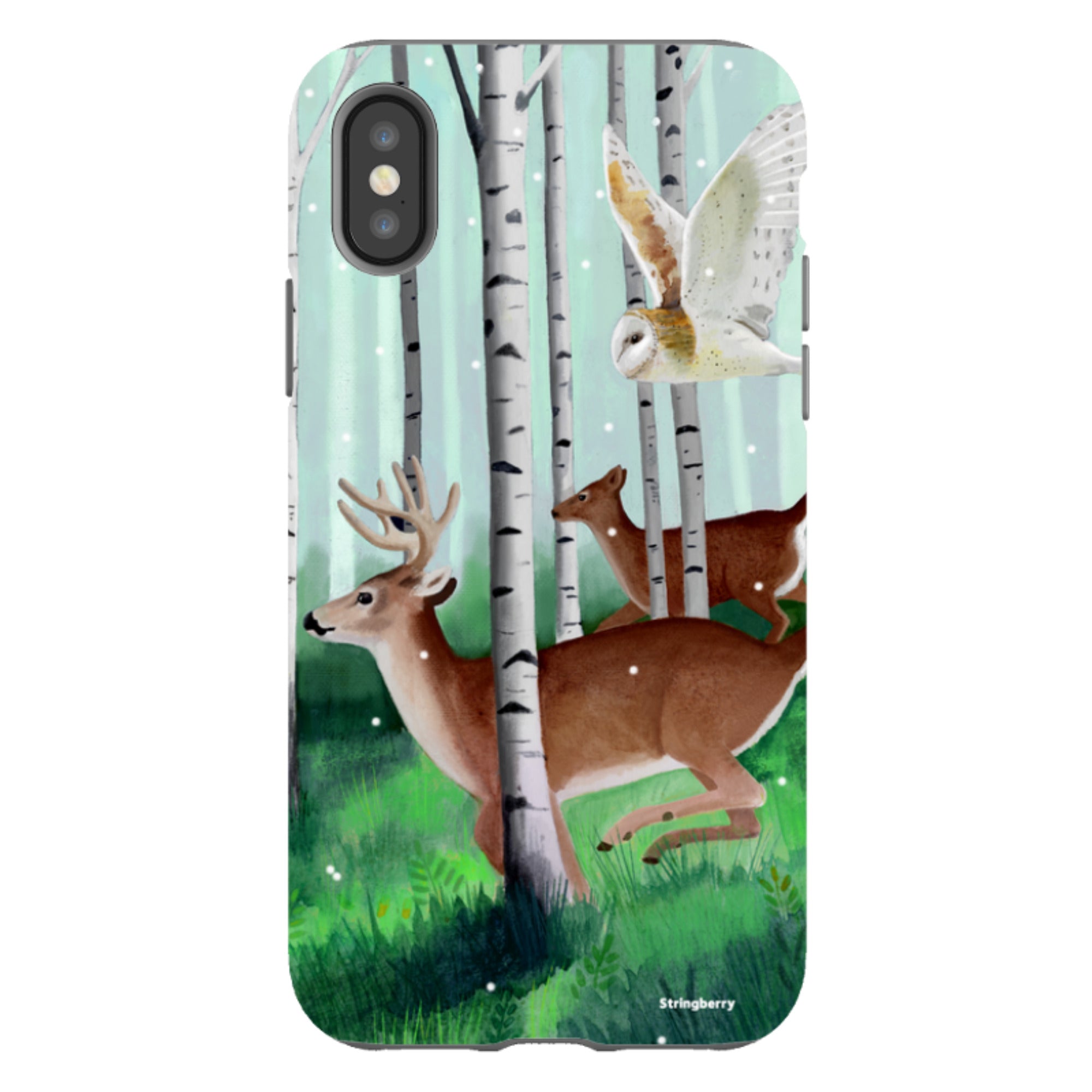 iPhone Tough Case - Winter Woods By Bex Parkin