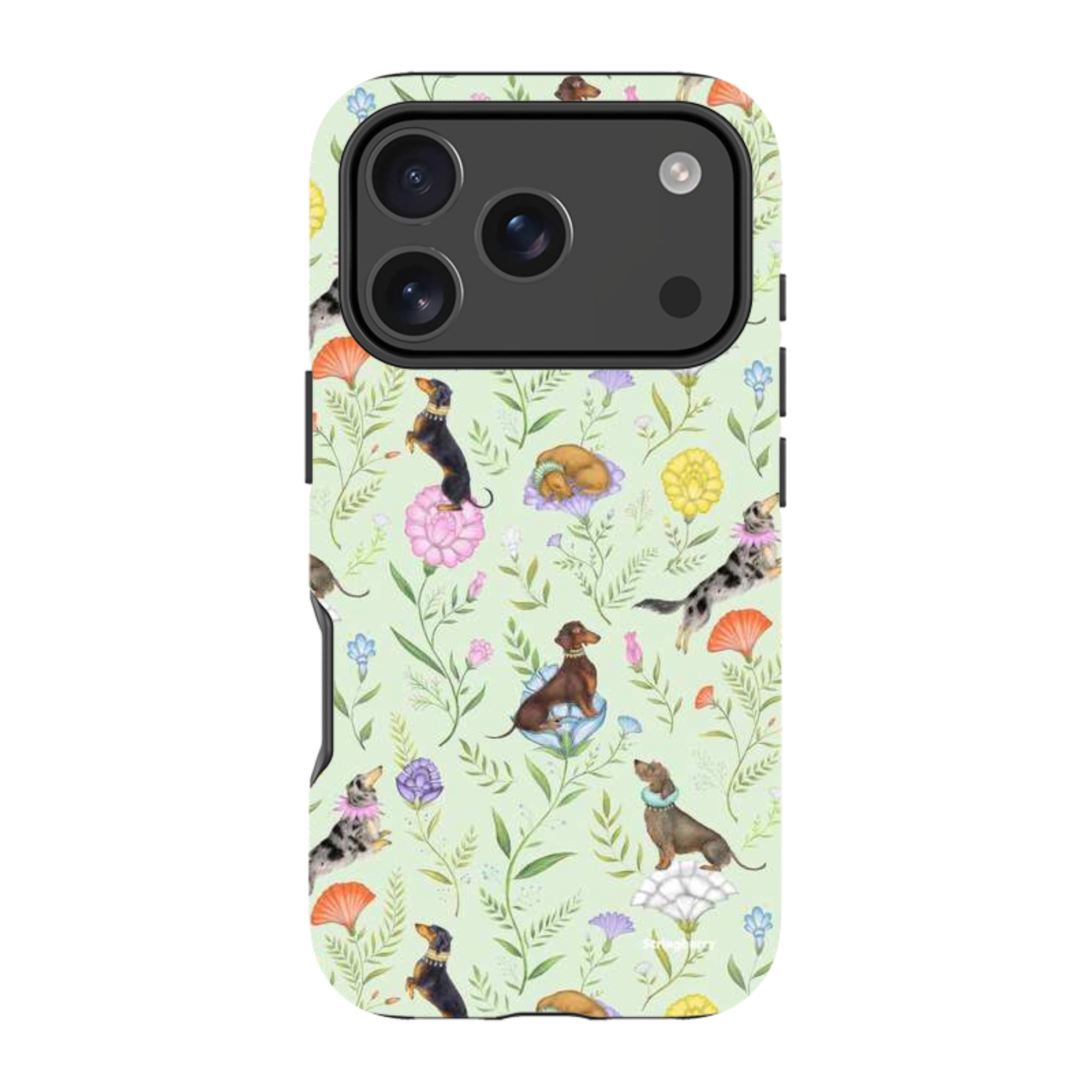iPhone Tough Case - Doxy Day Afternoon Pistachio By Catherine Rowe
