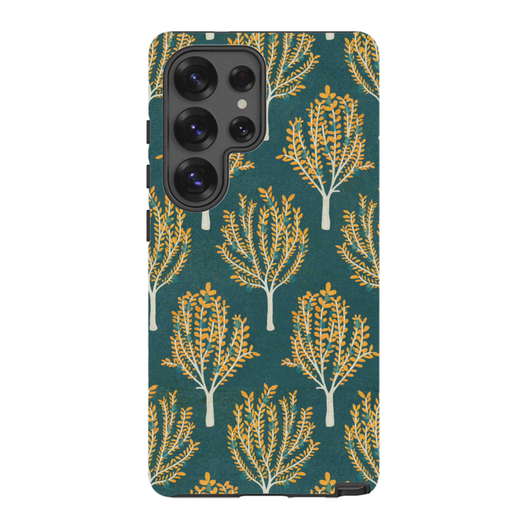 Samsung Tough Case - Pear Trees Teal By Katherine Quinn