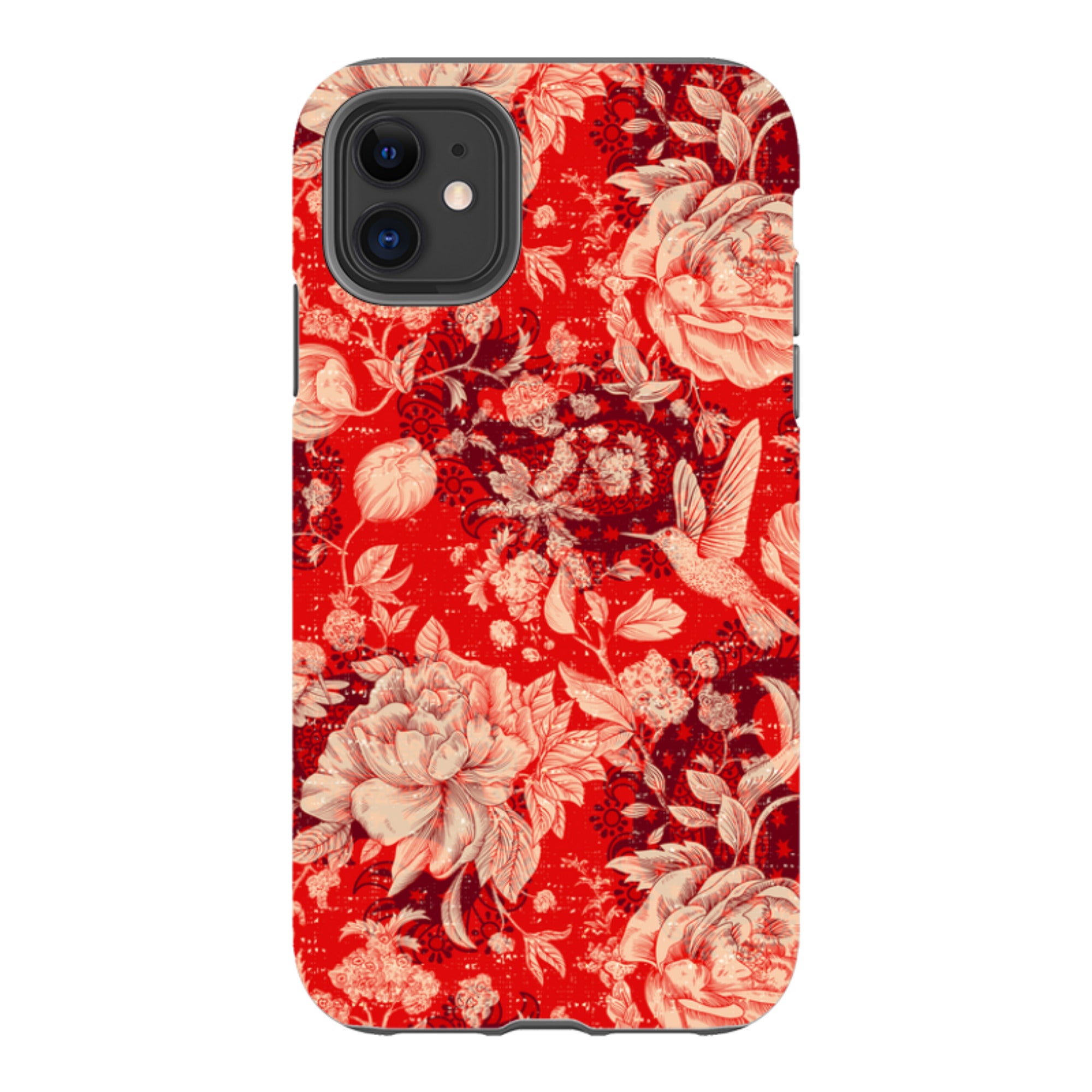 iPhone Tough Case - Red Peonies