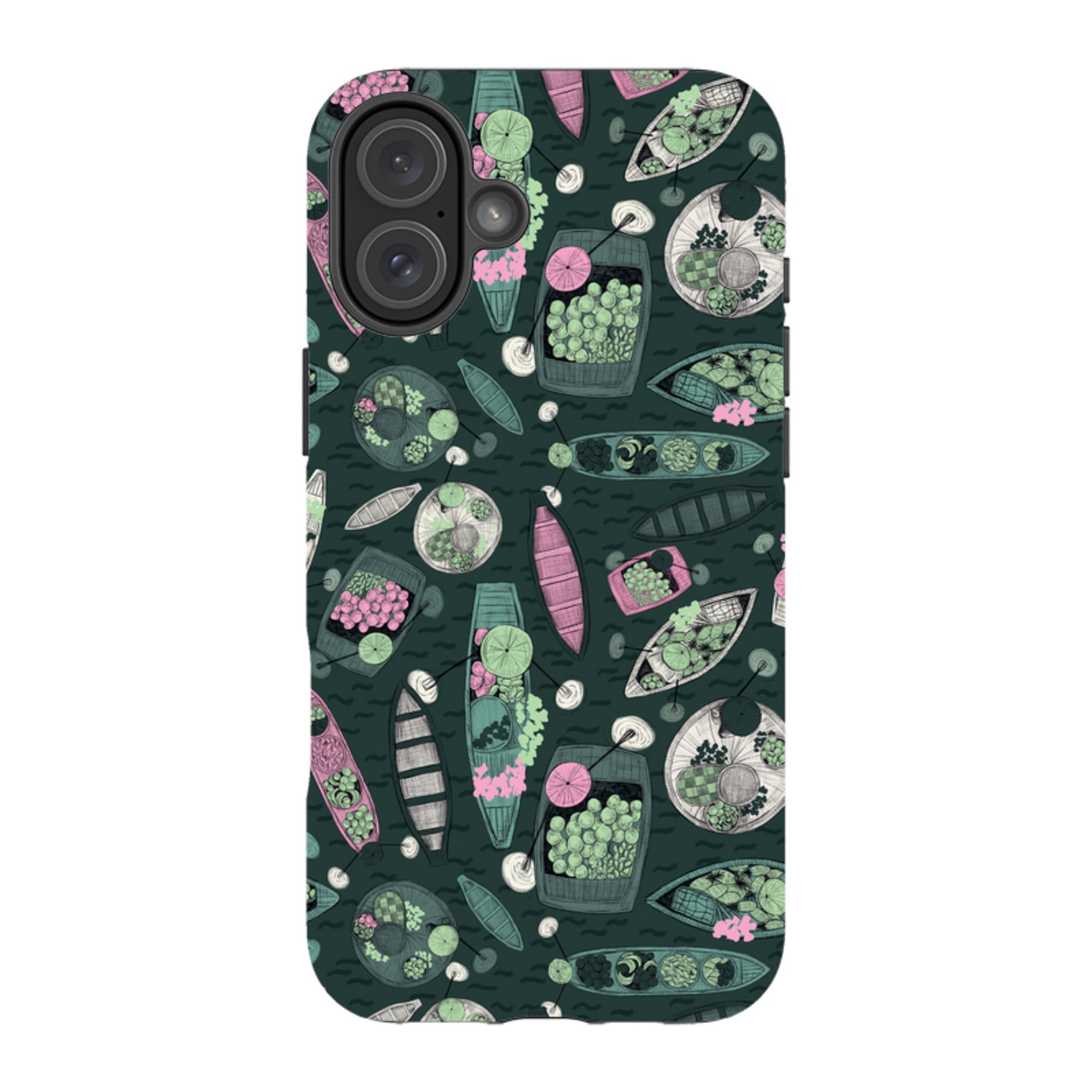iPhone MagSafe Tough Case -  Floating Markets A By Jade Mosinski