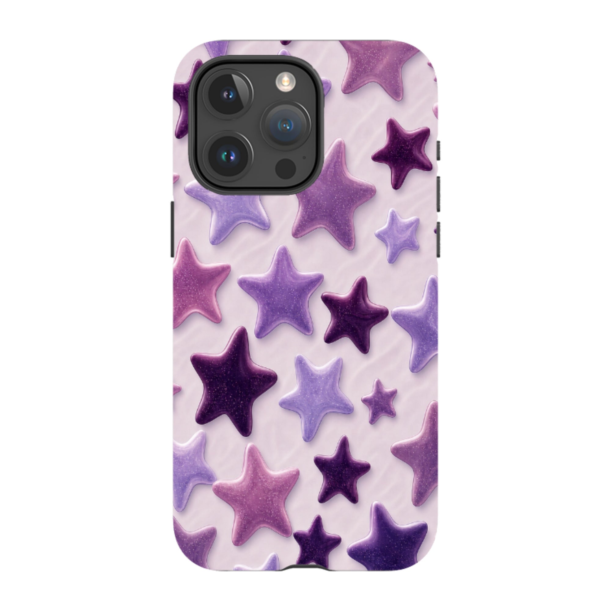 iPhone Tough Case - Lavender Purple Star