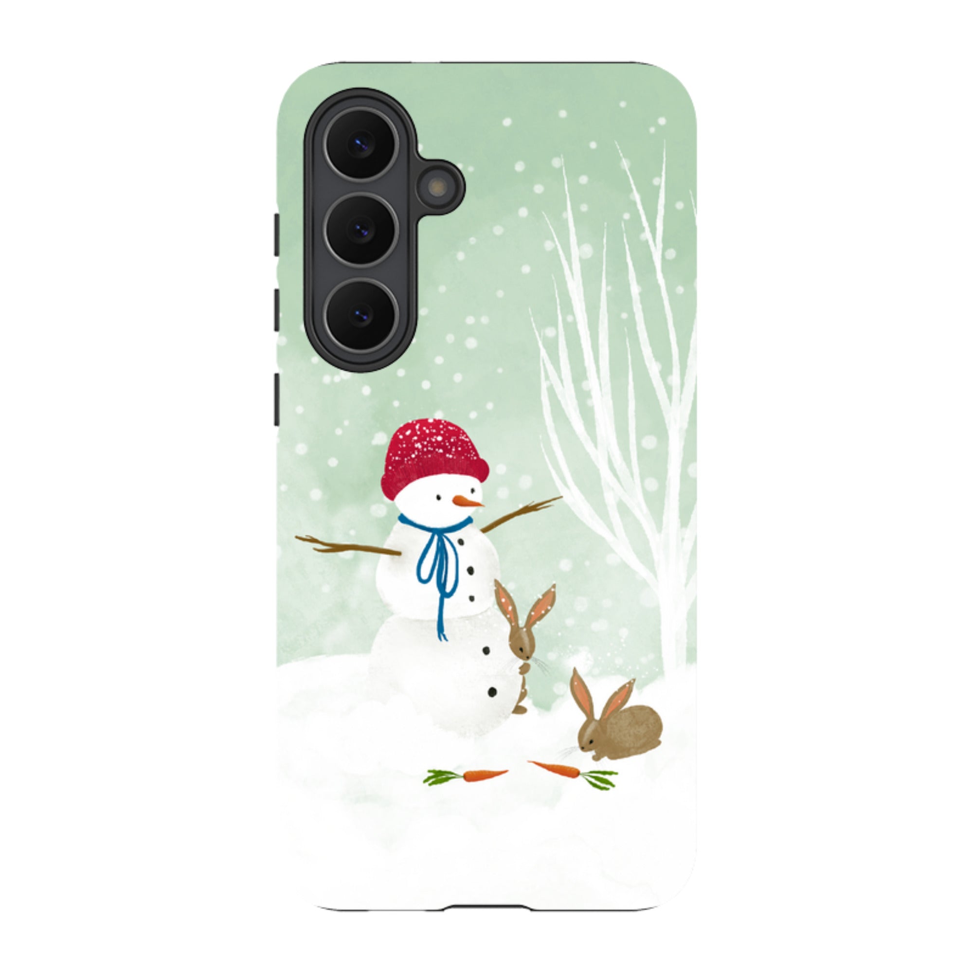 Samsung Tough Case - Snowman By Katherine Quinn
