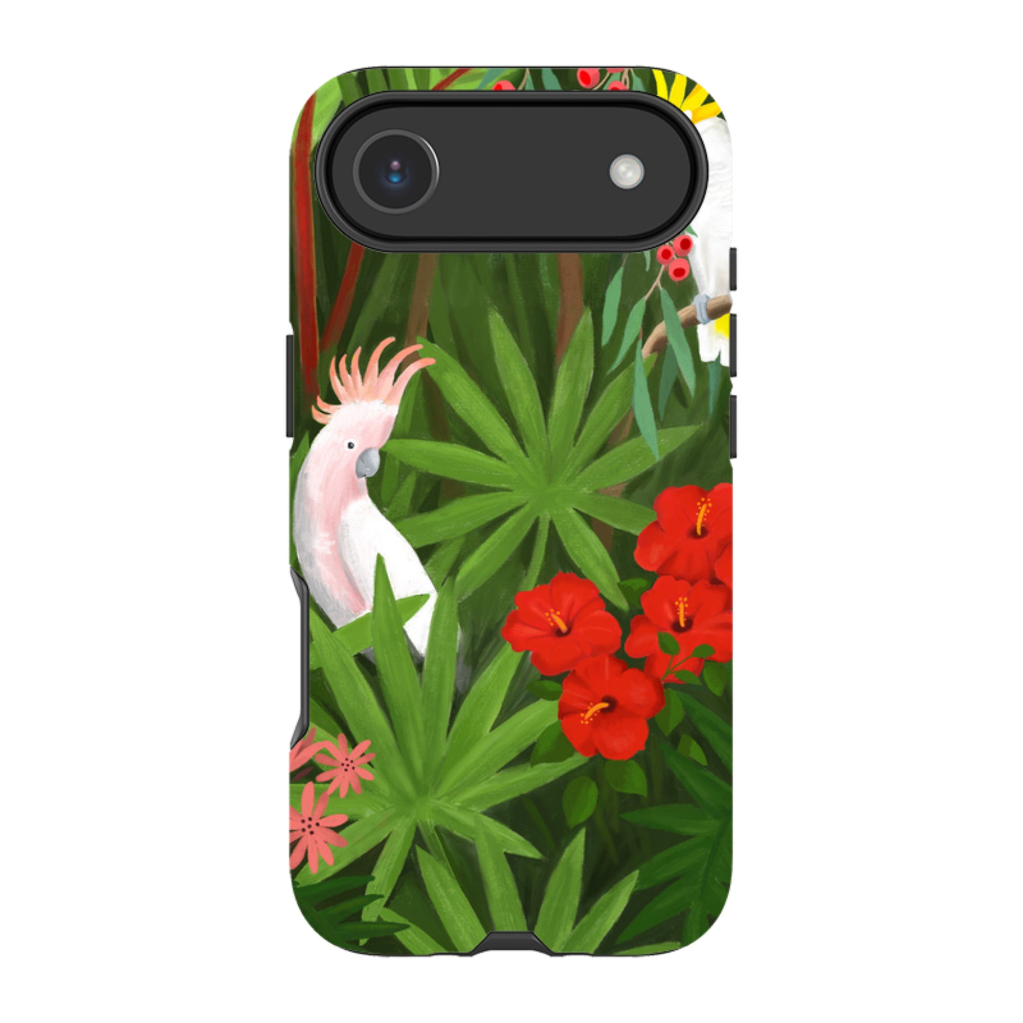 iPhone Tough Case - Cockatoo Jungle By Bex Parkin