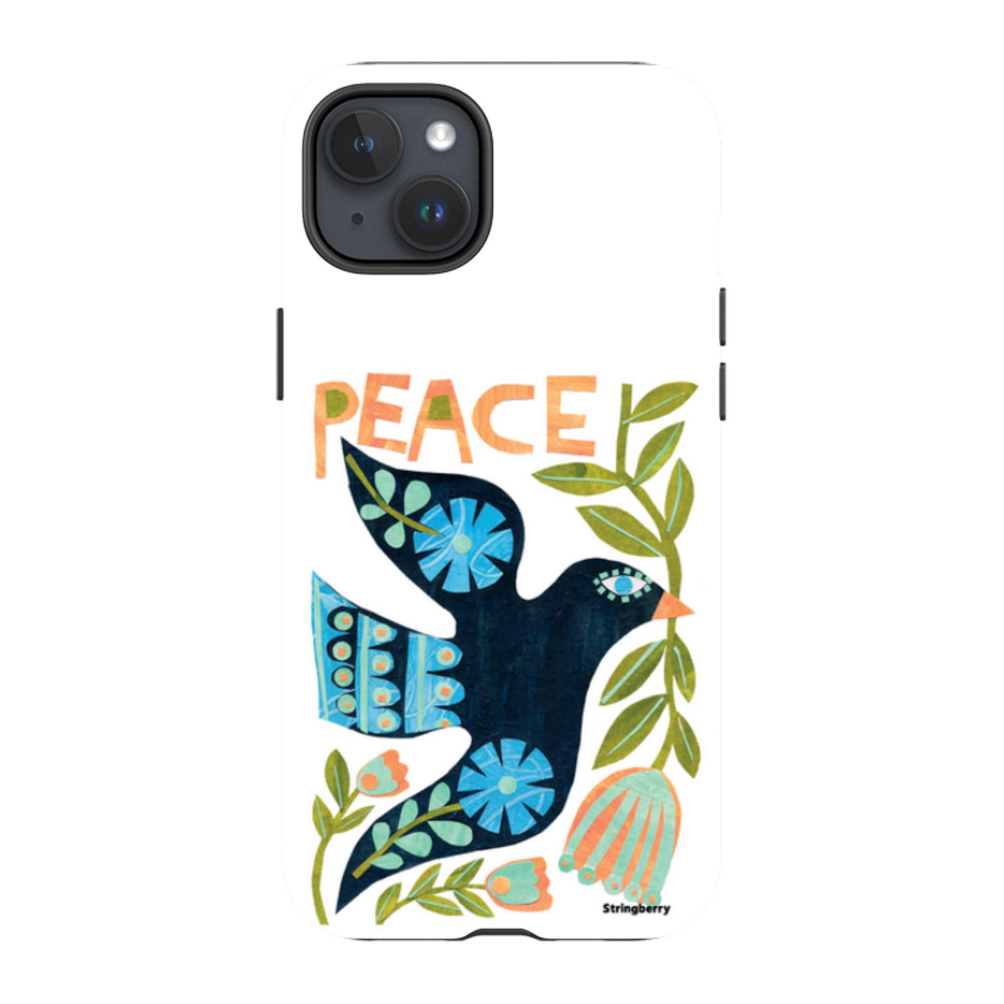 iPhone Tough Case - Peace By Tracey English