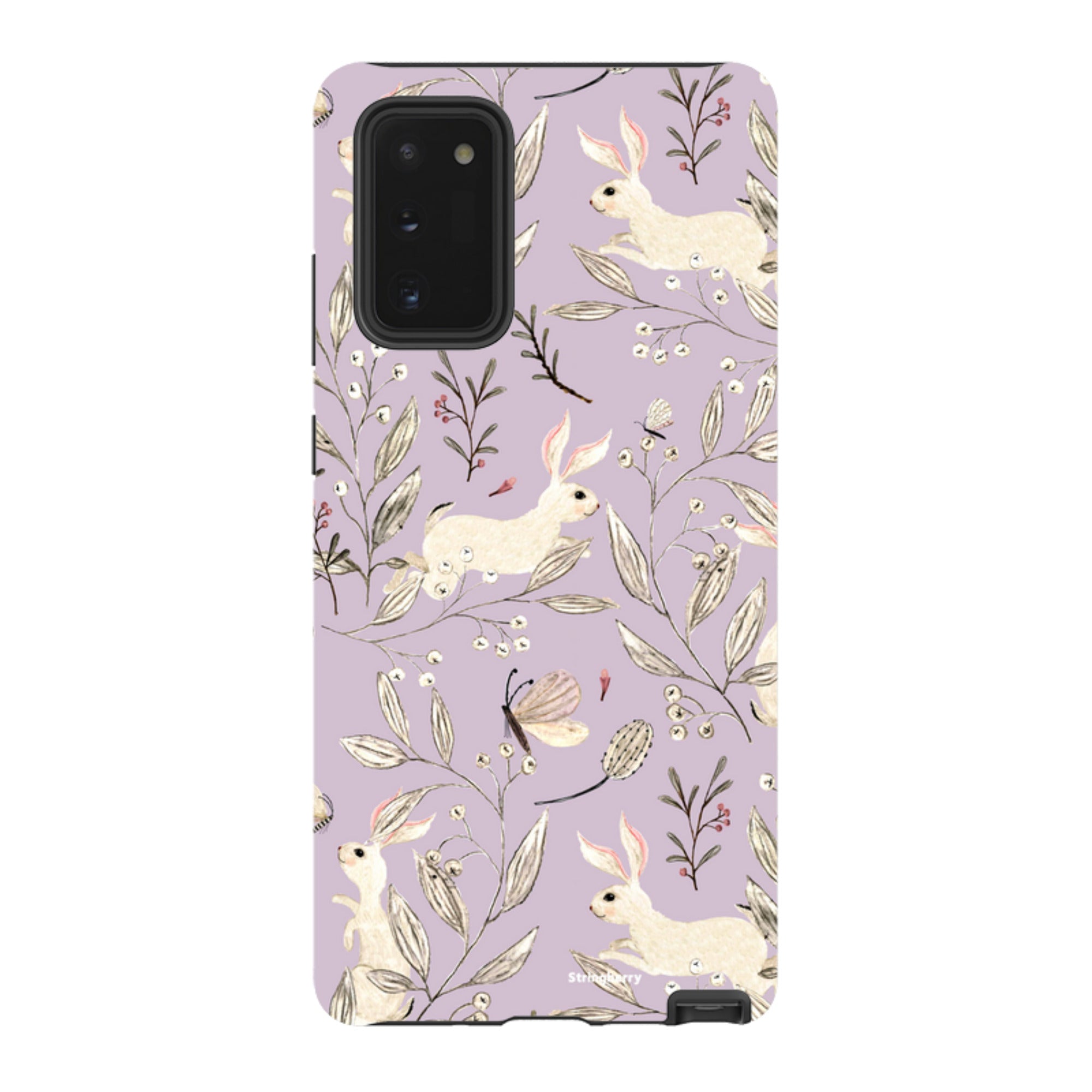 Samsung Tough Case - Bunnies Mauve By Katherine Quinn