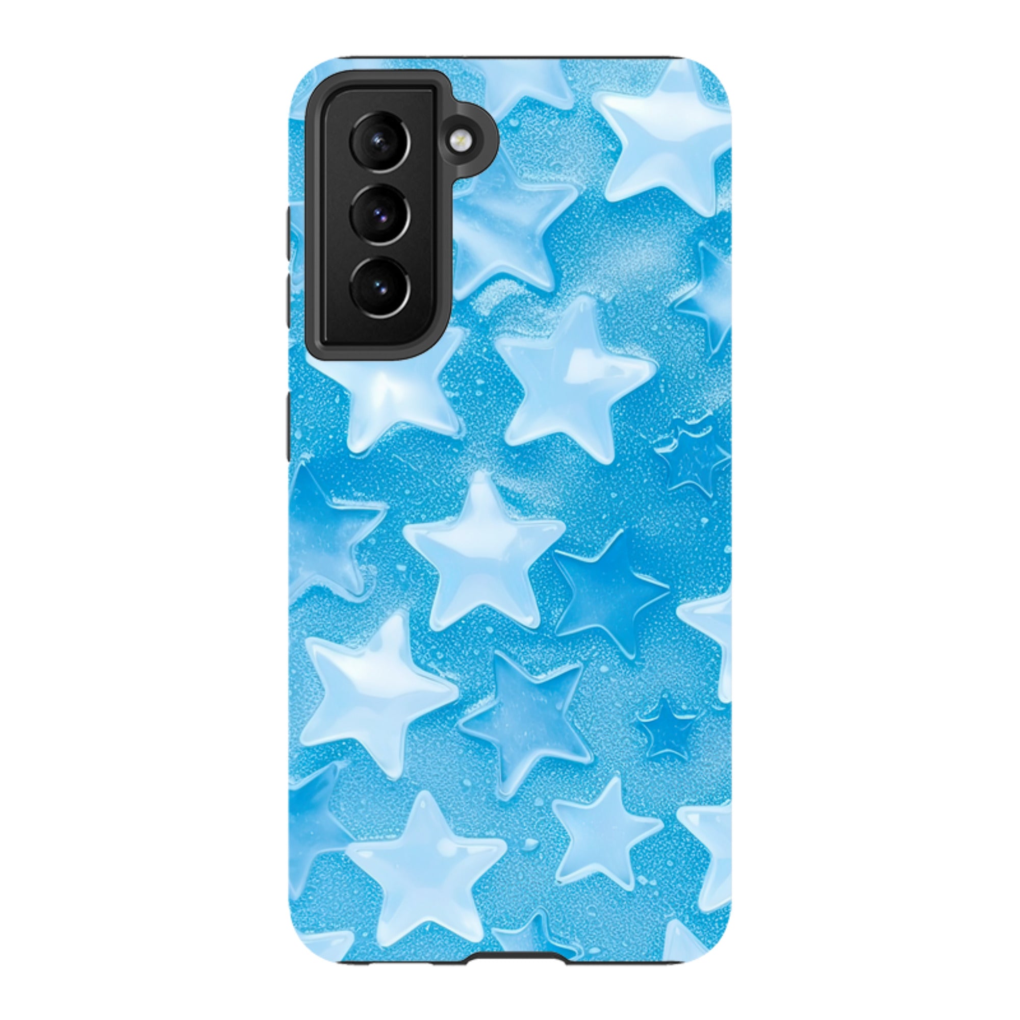 Samsung Tough Case - Blue Stars I  (Case Does Not Glitter)