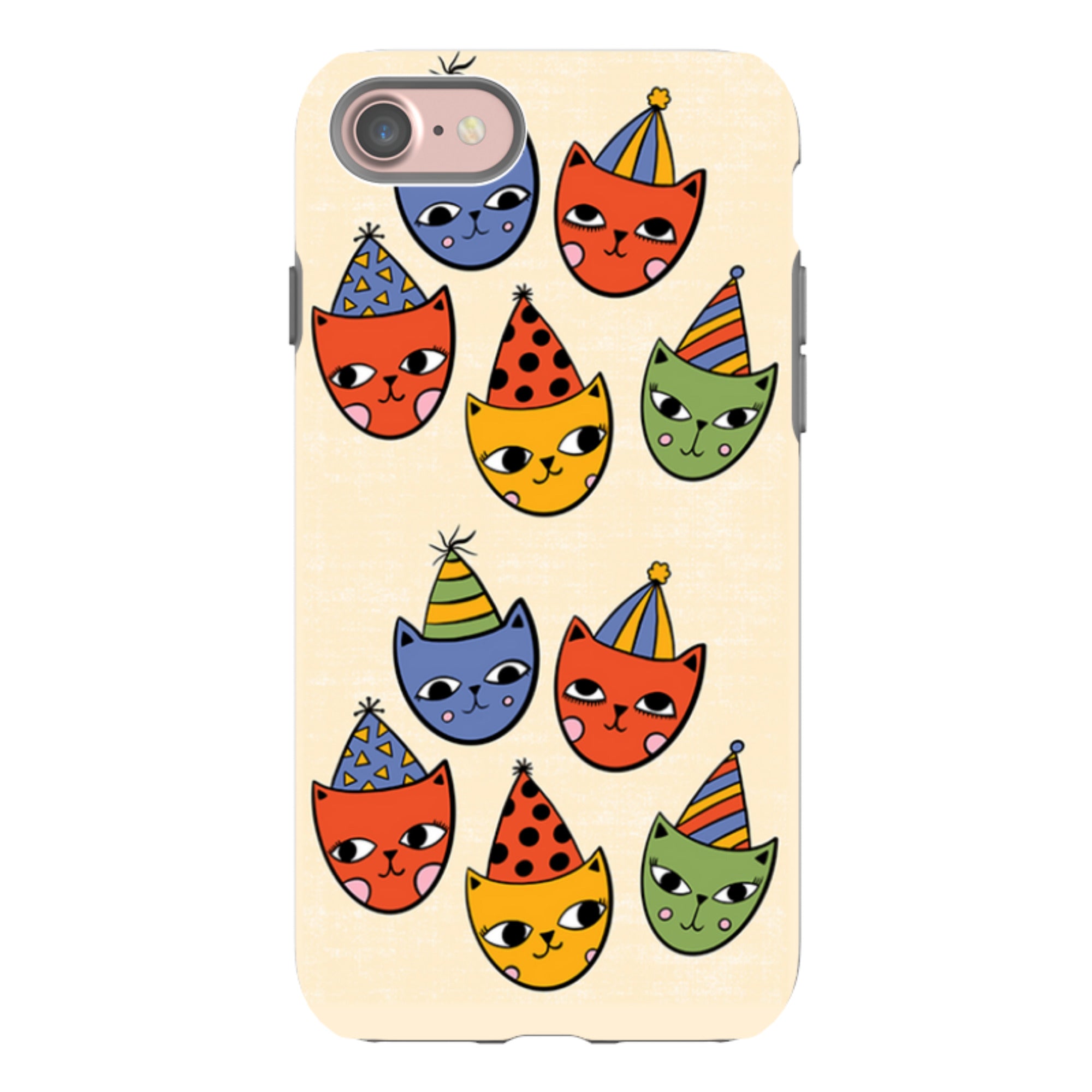 iPhone Tough Case - Happy Cats By Suzy Taylor