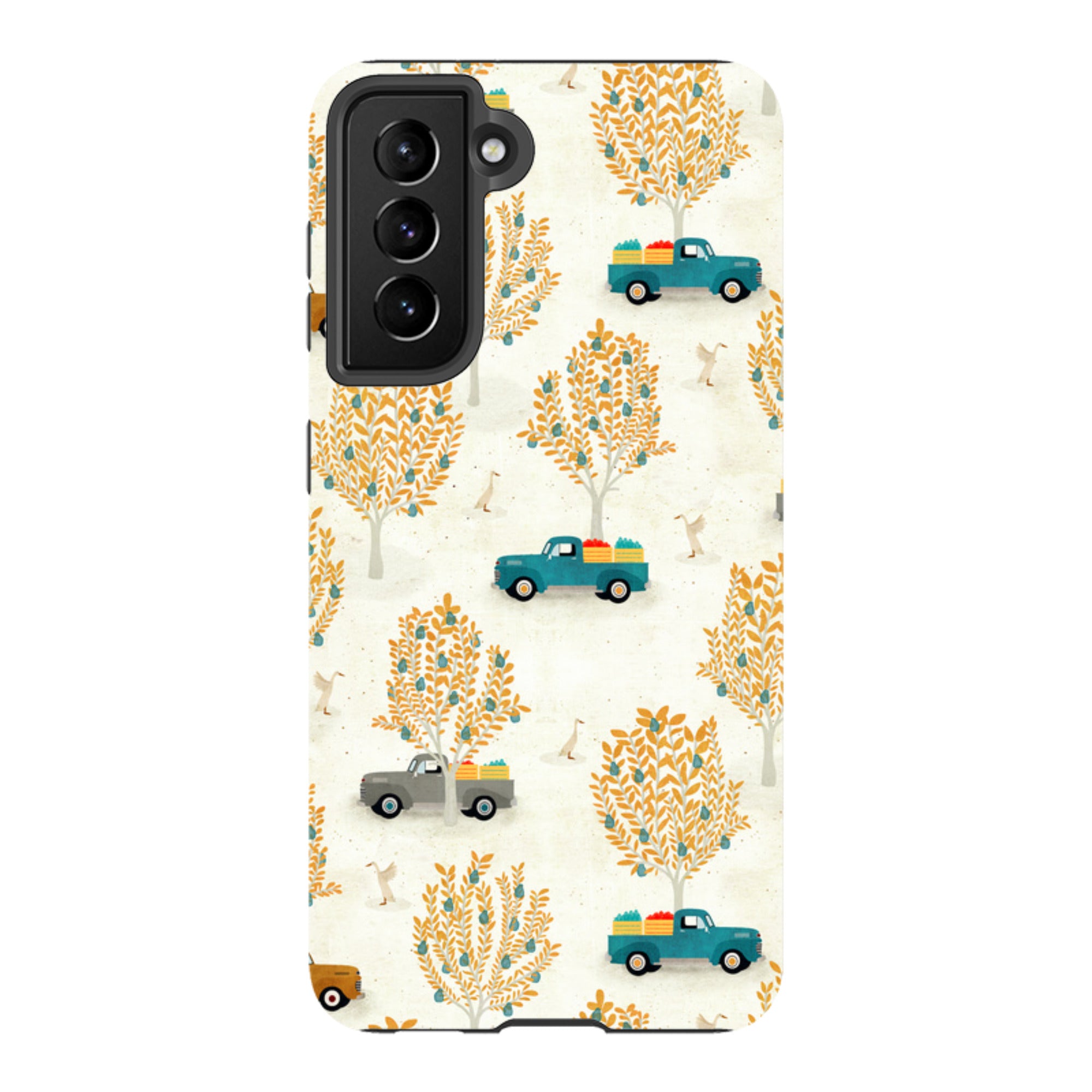 Samsung Tough Case - Pear Trees and Trucks By Katherine Quinn