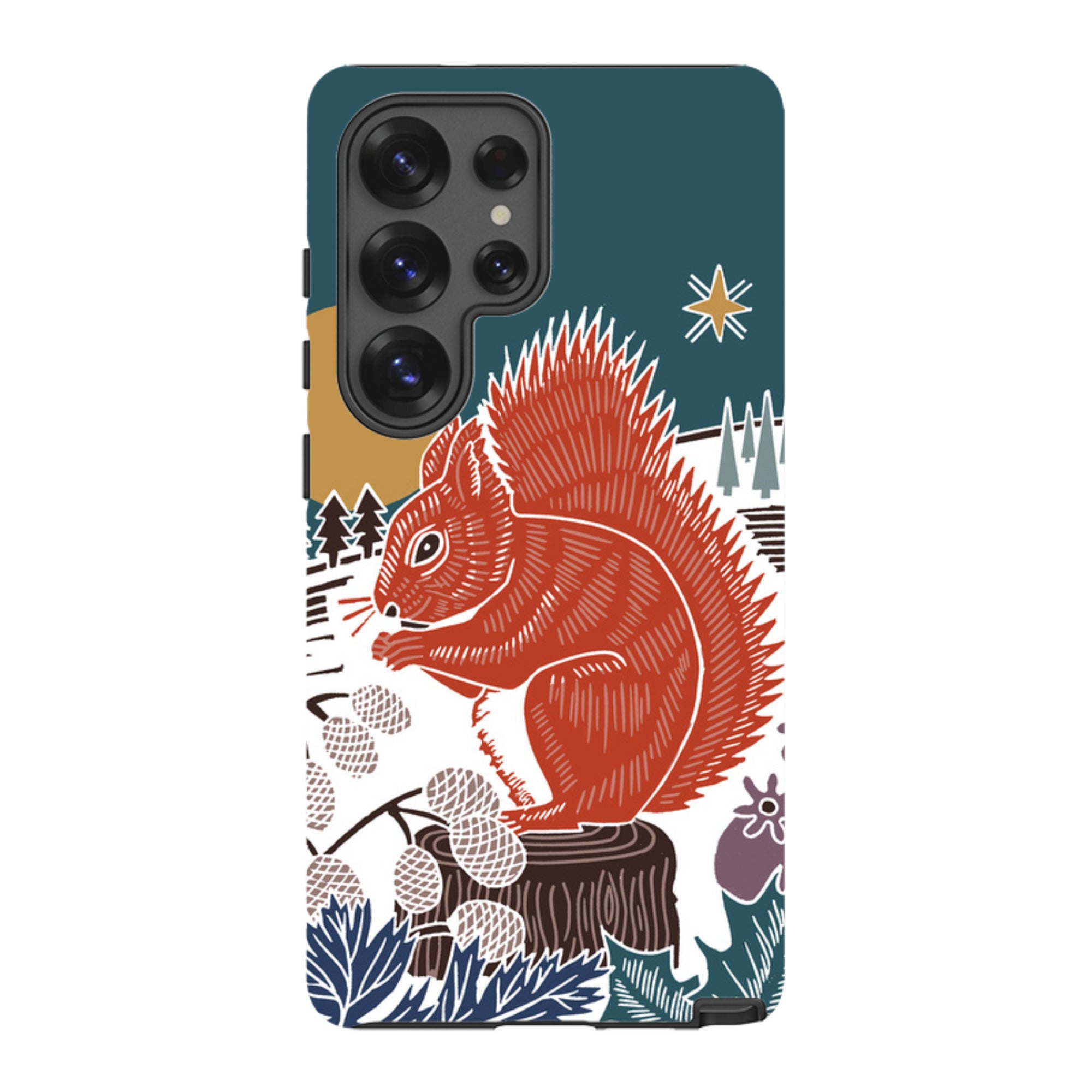 Samsung Tough Case - Winter Squirrel By Kate Heiss